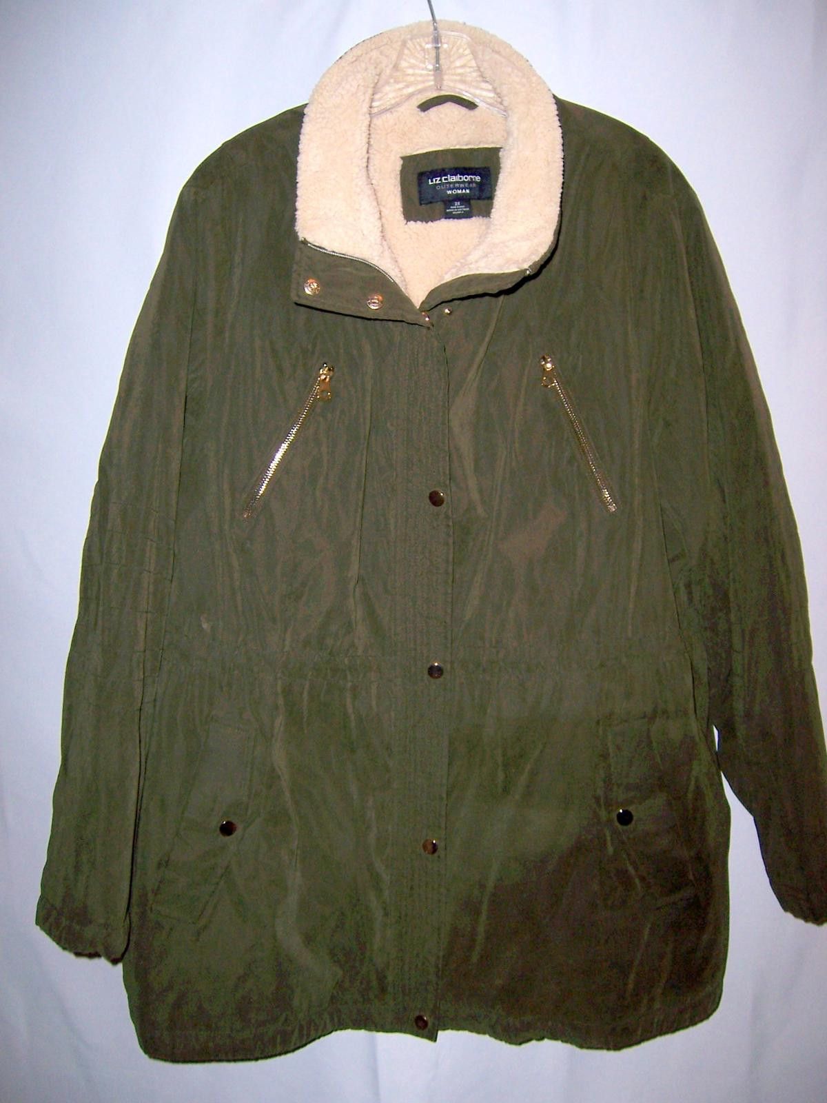 Liz Claiborne Liz Claiborne Outerwear Women's 2x Olive Green Coat Size XXL / US 16-18 / IT 52-54 - 1 Thumbnail