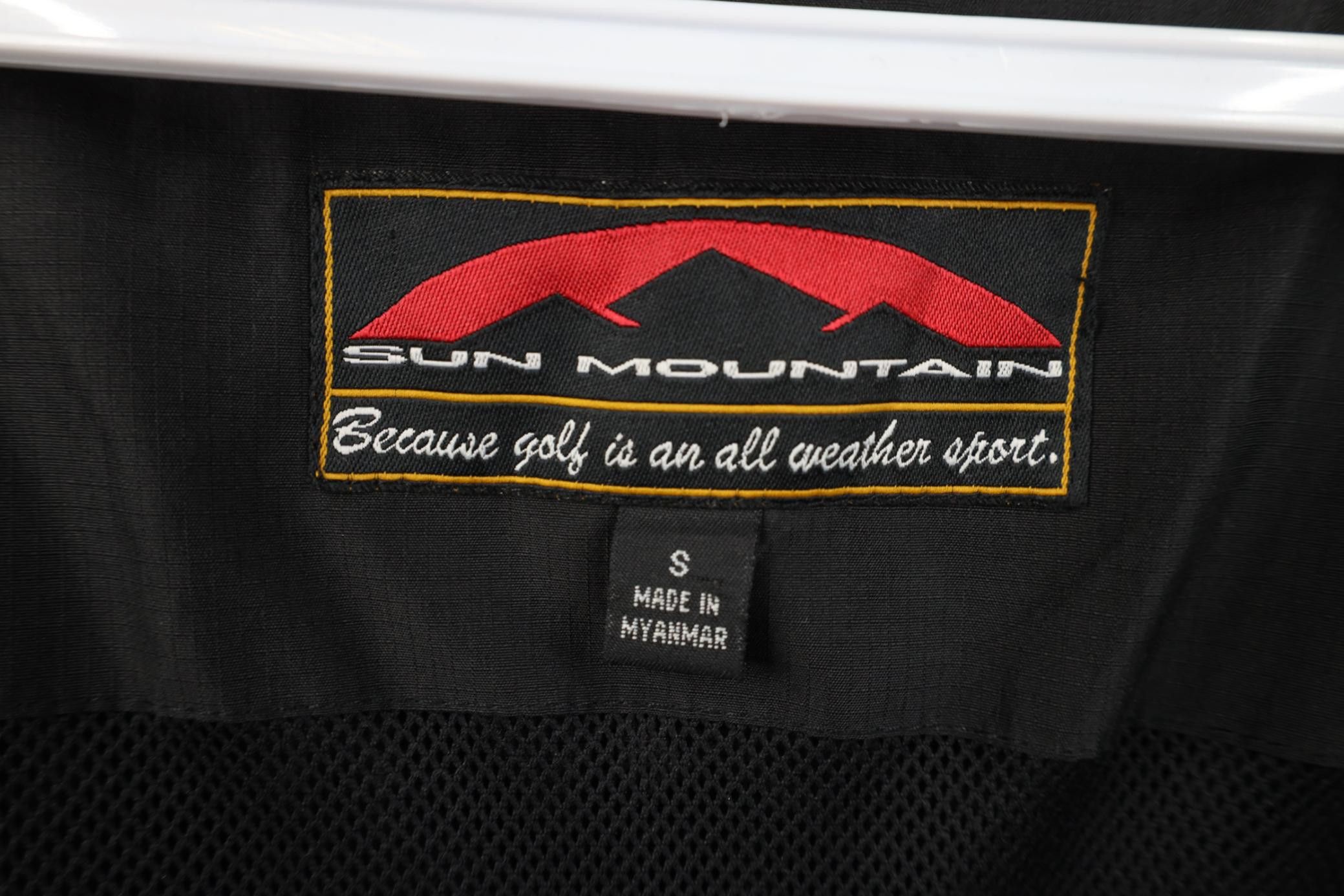 Vintage Vintage Sun Mountain Golf Windbreaker Rain Jacket Coat Black Size US S / EU 44-46 / 1 - 9 Thumbnail