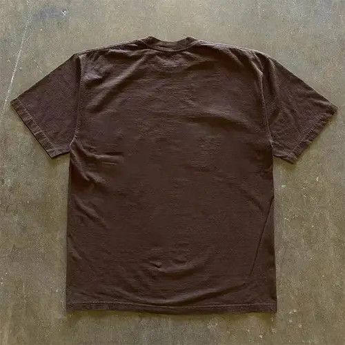 Japanese Brand Brown retro mushroom print tee Size US L / EU 52-54 / 3 - 2 Thumbnail