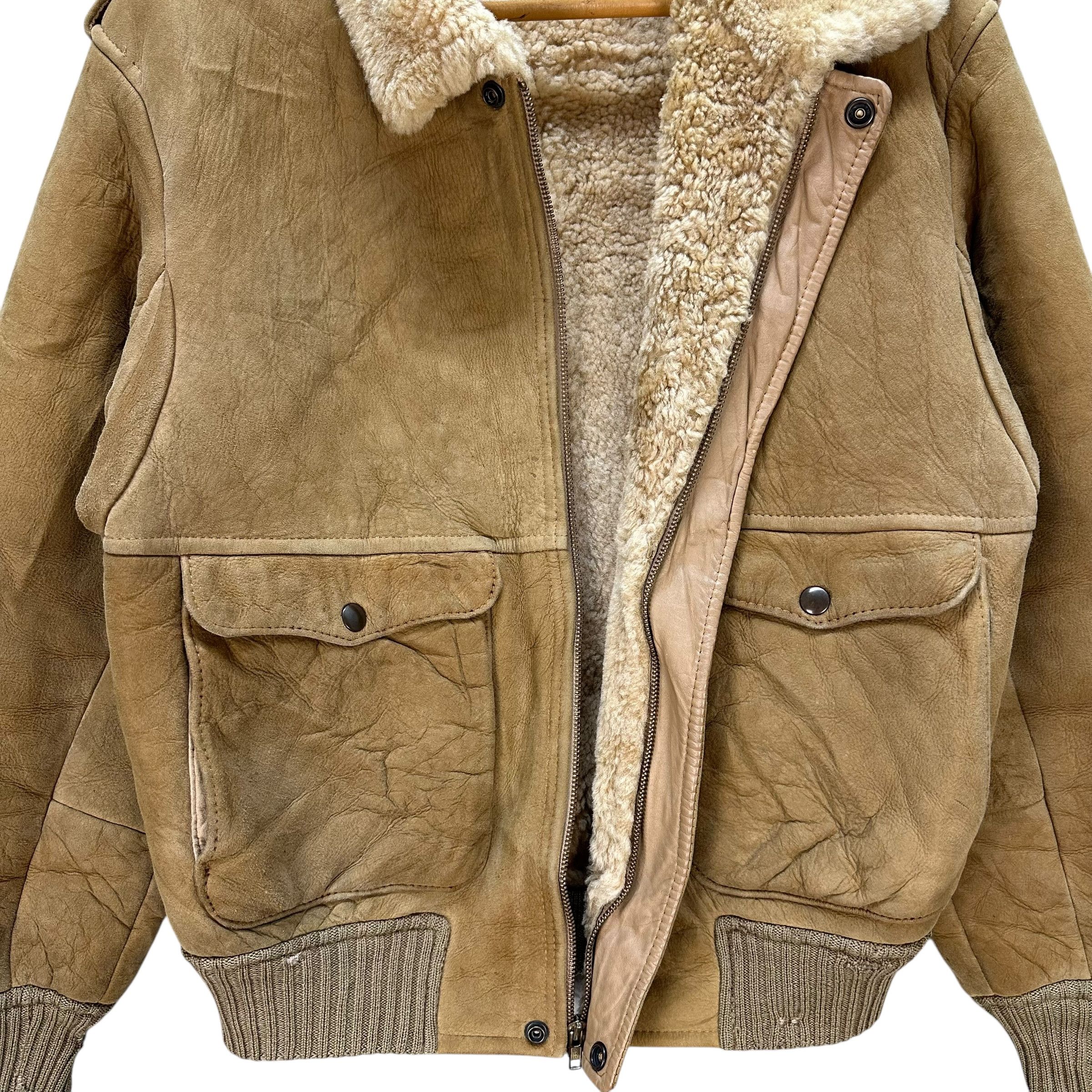 Vintage 80’s HOMESTEAD SHEEPSKIN PRODUCTS Shearling Jacket #A67-1612 Size US M / EU 48-50 / 2 - 10 Thumbnail