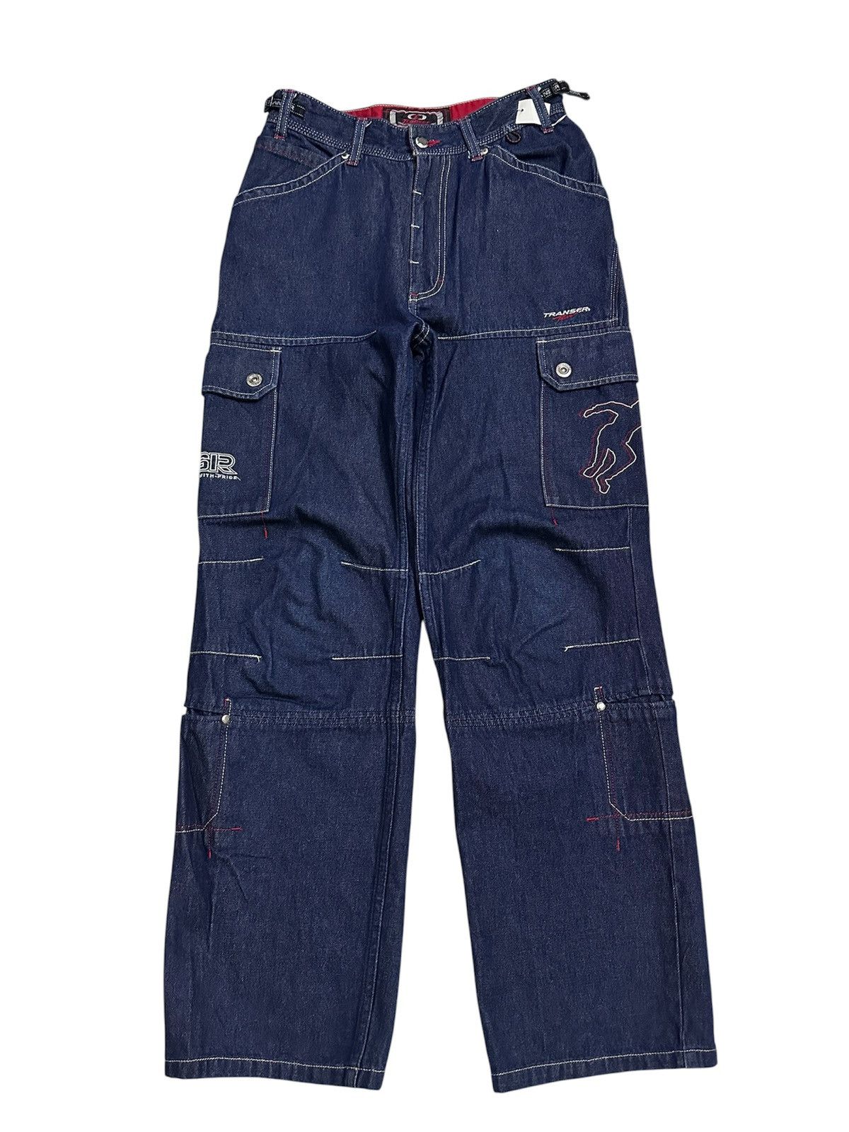GOA 2000s Deadstock Transer Baggy Jeans Y2K Goa Jnco Lgb Style Size US 29 - 2 Thumbnail