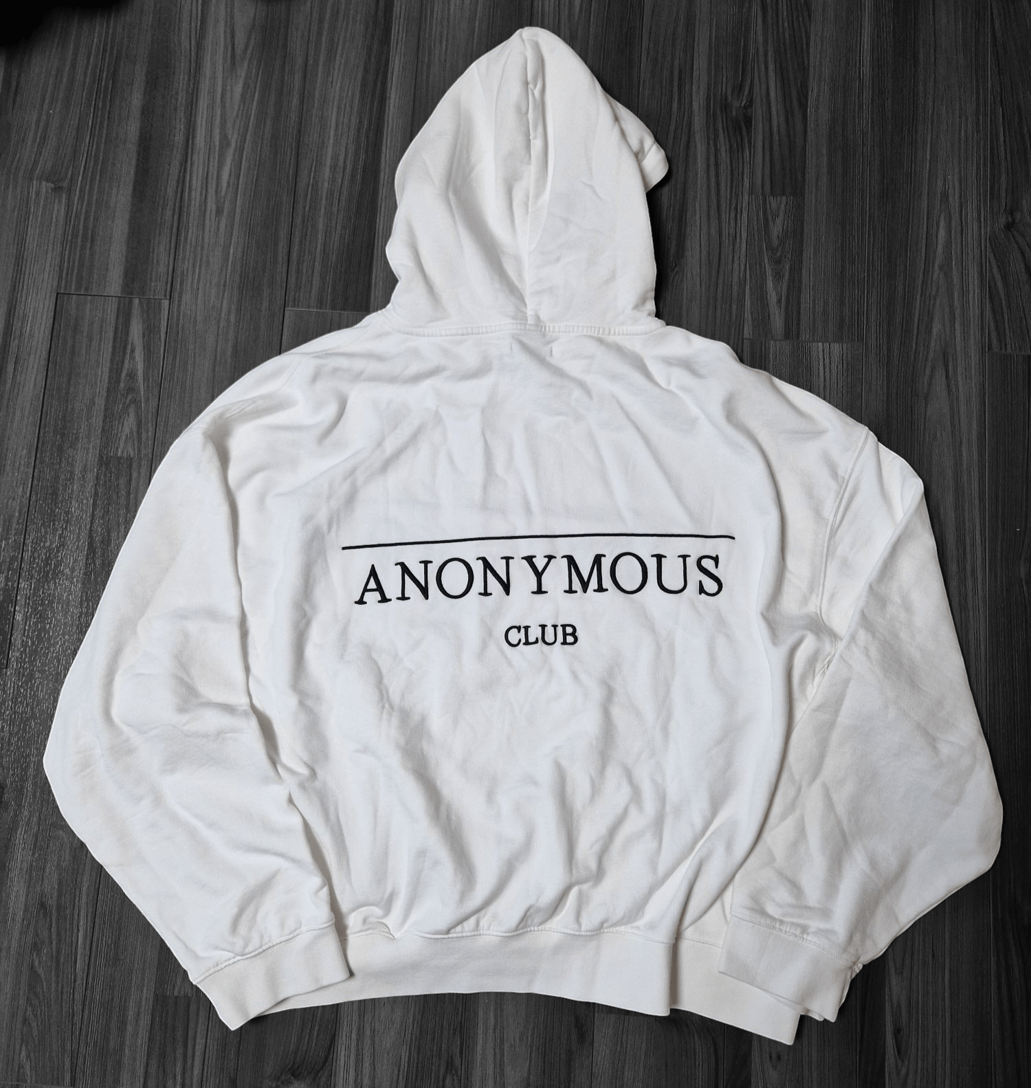 Anonymous Club Anonymous Club Hood By Air Friends & Family White Hoodie Size US XL / EU 56 / 4 - 3 Thumbnail