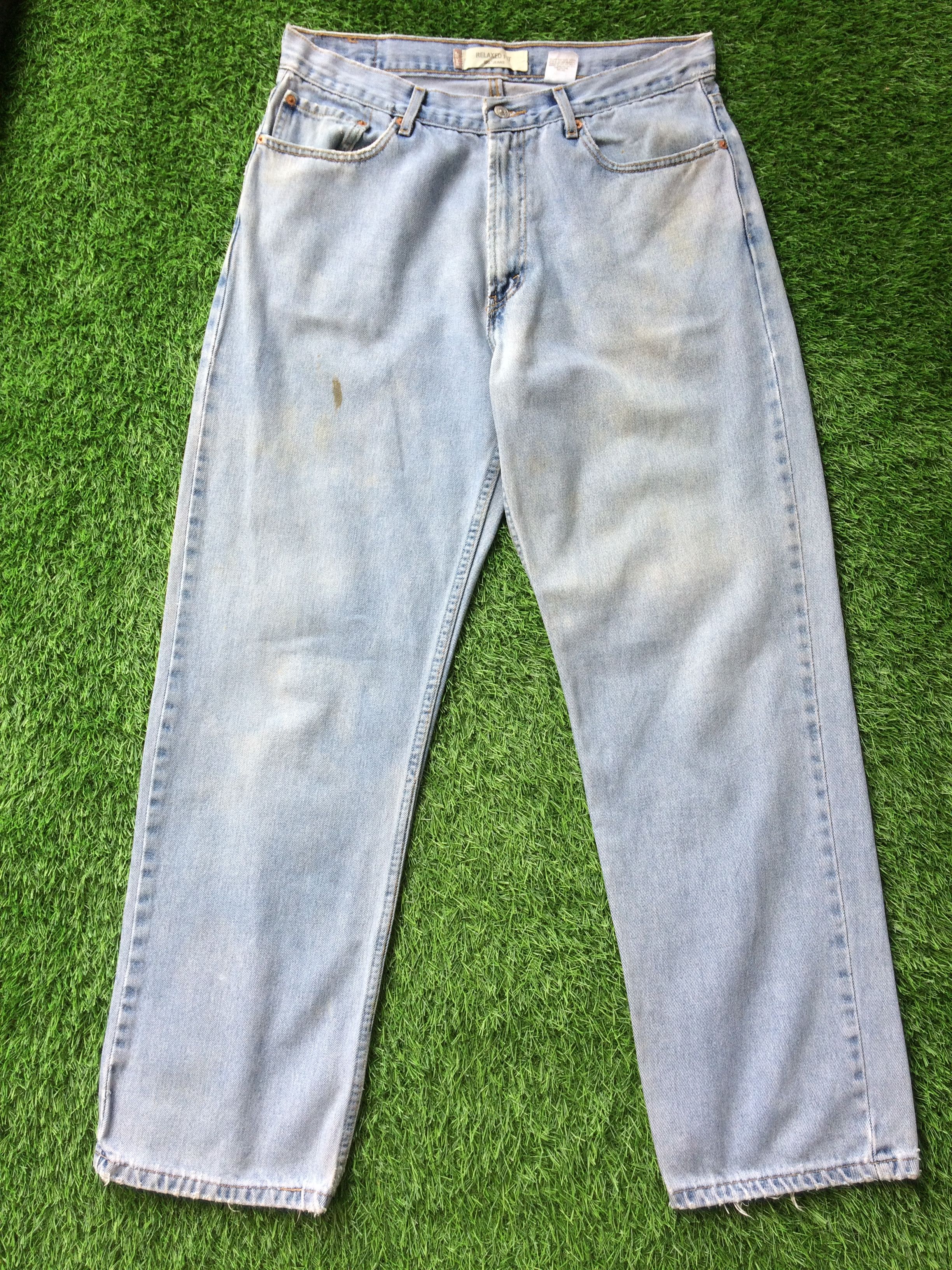 Levi's × Vintage Distressed Levis 550 Dirty Jeans D-749 Size US 34 / EU 50 - 1 Thumbnail