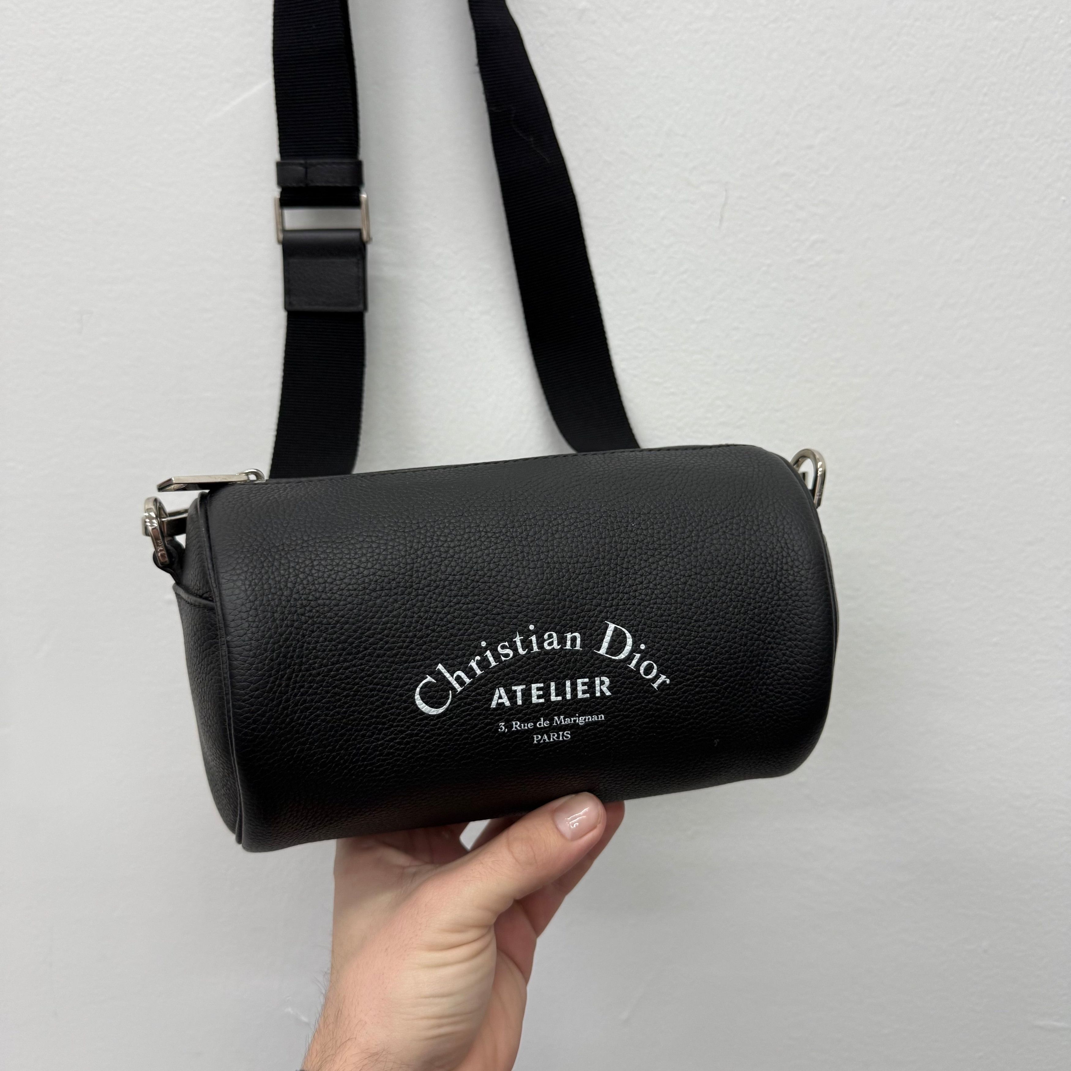 レア　Dior Homme レザースエードボディバッグ　エディスリマン Dior × Hedi Slimane Dior Homme aw04 Cross Body Bag w/ Leather