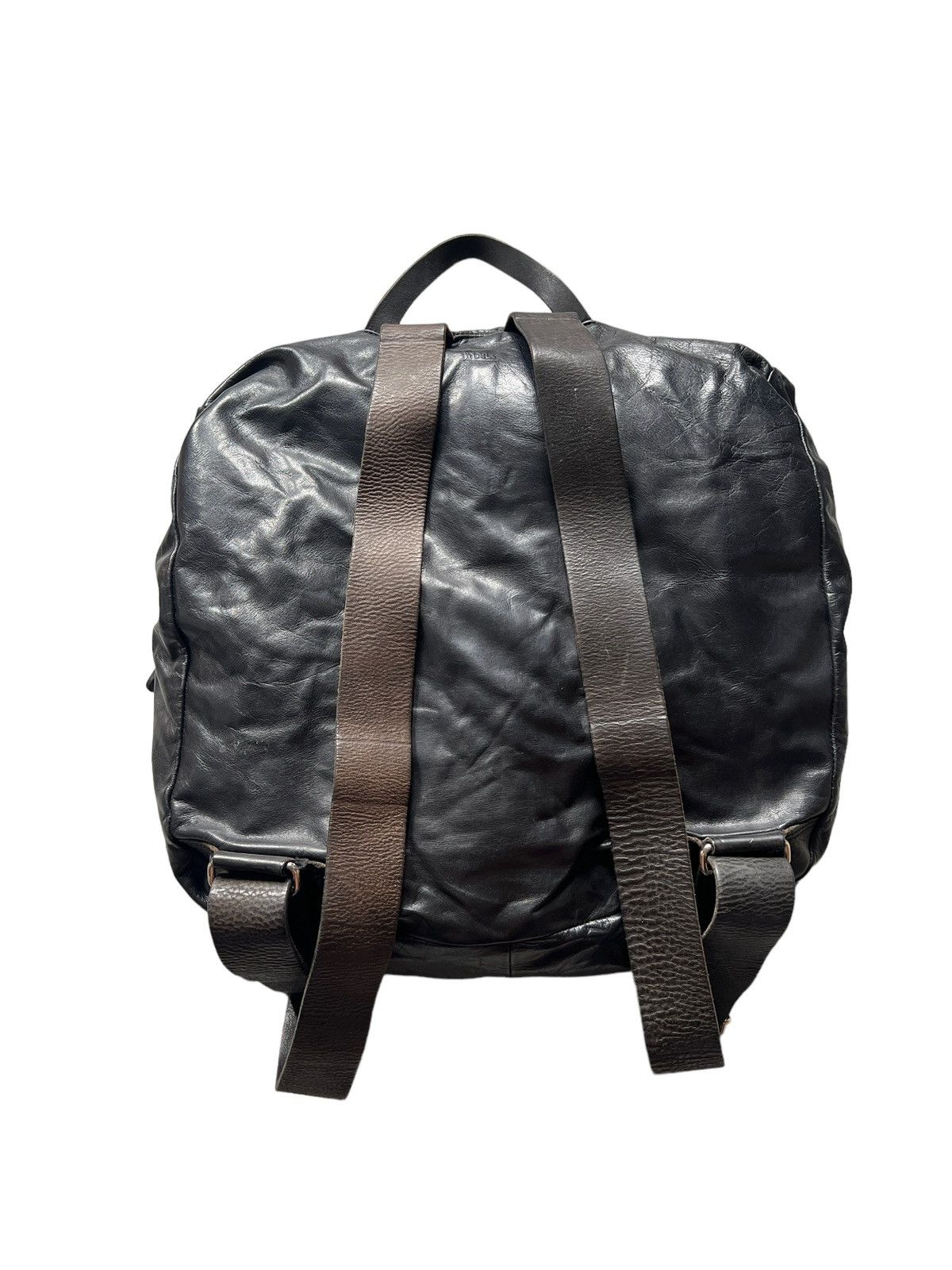 M0851 M0851 Leather Square Backpack Size ONE SIZE - 8 Thumbnail