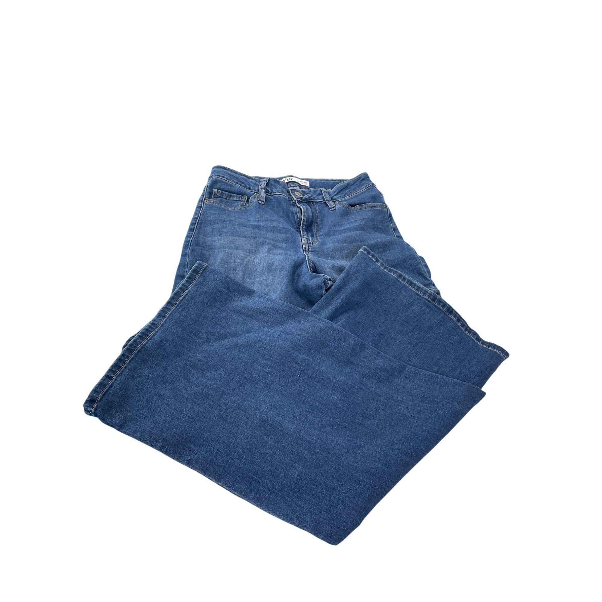 Other YMI High-Rise Skater Wide-Leg womans blue denim Jeans Size 3 Size 26" / US 2 / IT 38 - 13 Thumbnail