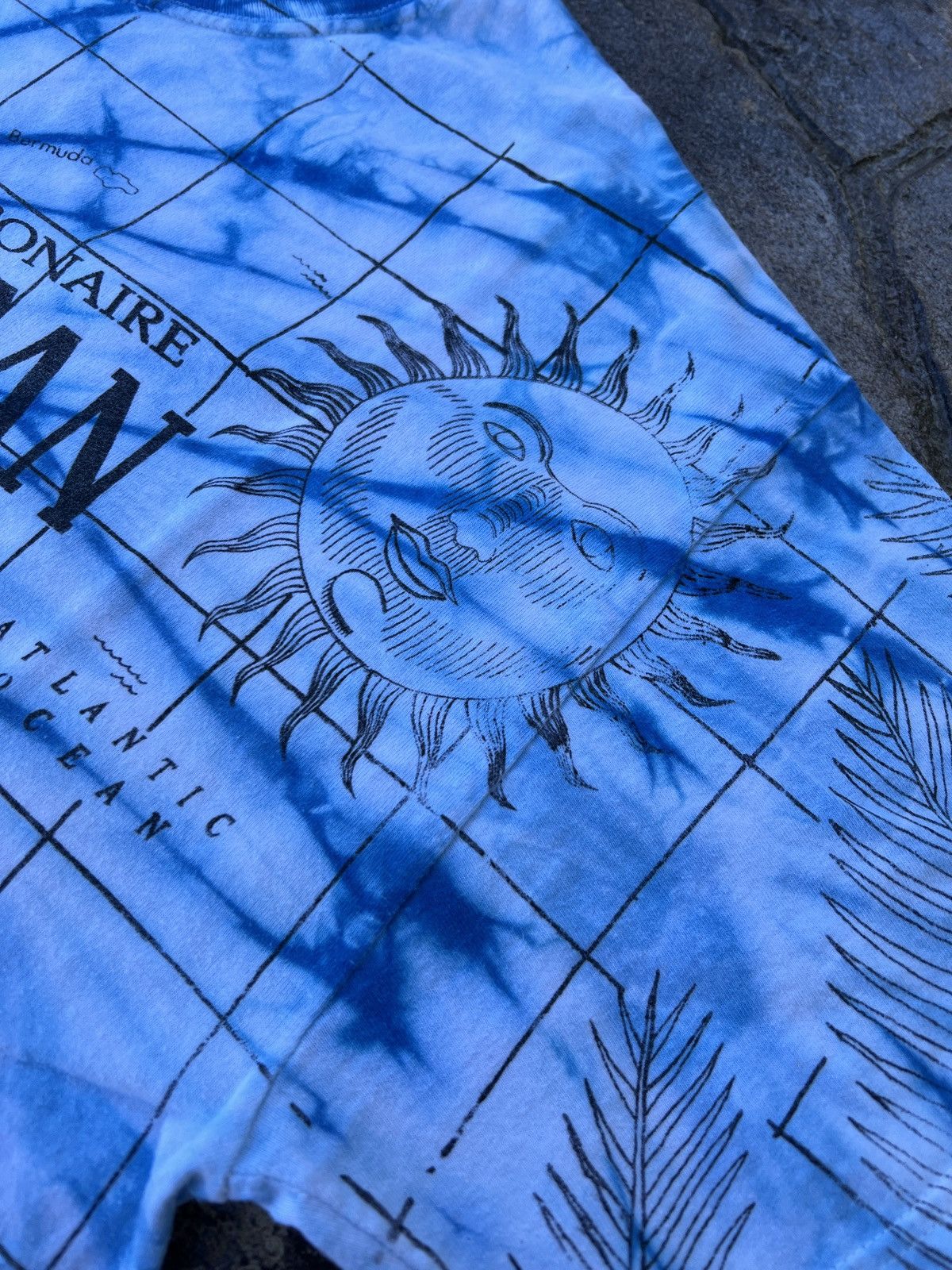 Hanes × Vintage Vintage AOP Caribbean Islands Tie Dye Shirt Size US XL / EU 56 / 4 - 4 Thumbnail
