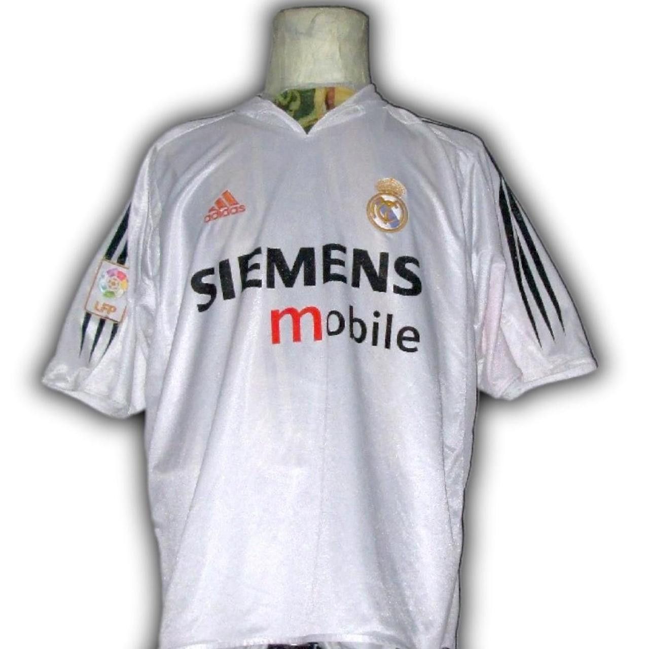 Adidas Real Madrid Spain 2004 2005 Home Shirt Jersey Size US L / EU 52-54 / 3 - 5 Thumbnail