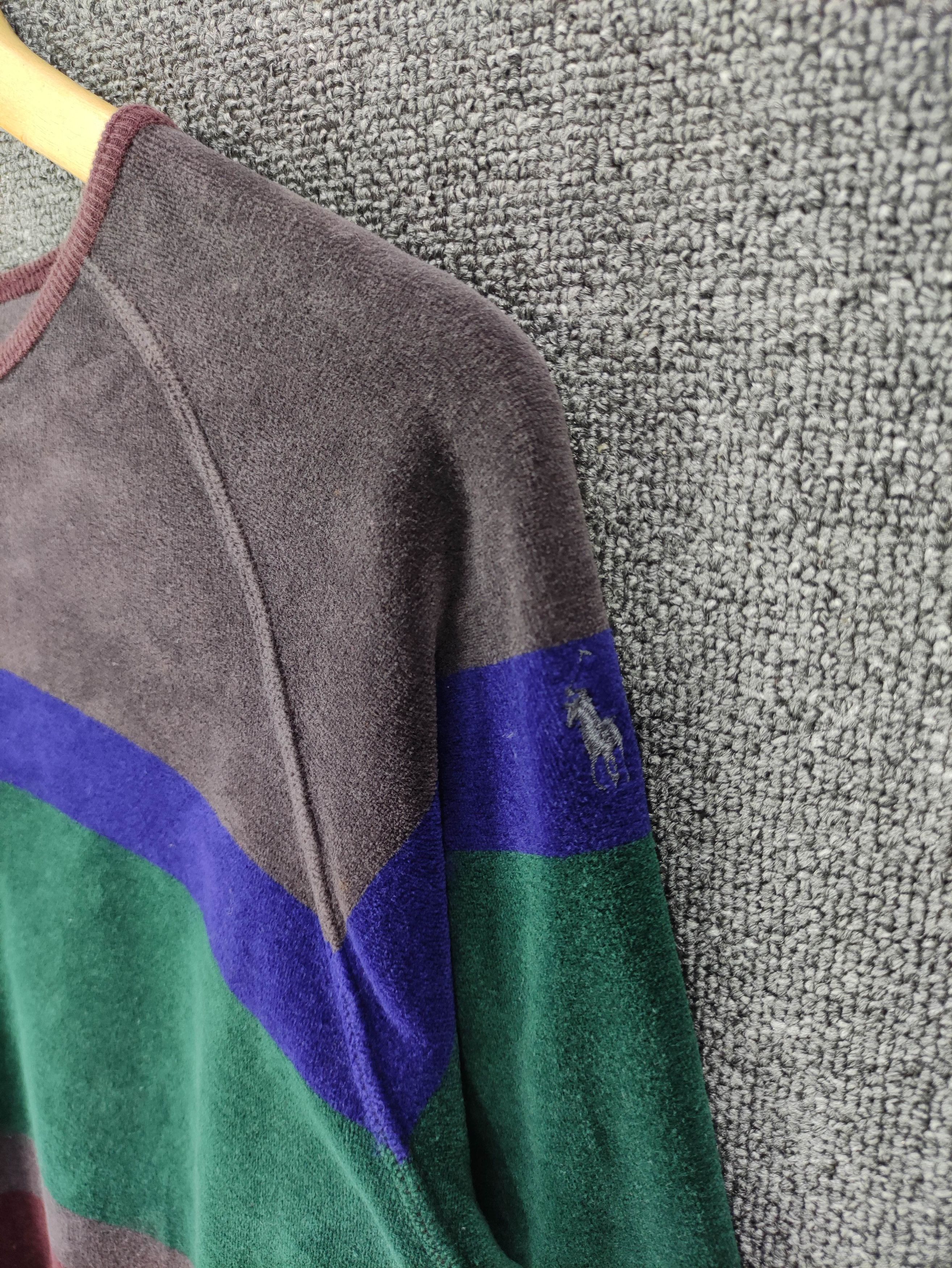 Polo Ralph Lauren Vintage Polo Ralph Lauren Velvet Sweatshirt Jumper Size US S / EU 44-46 / 1 - 2 Thumbnail