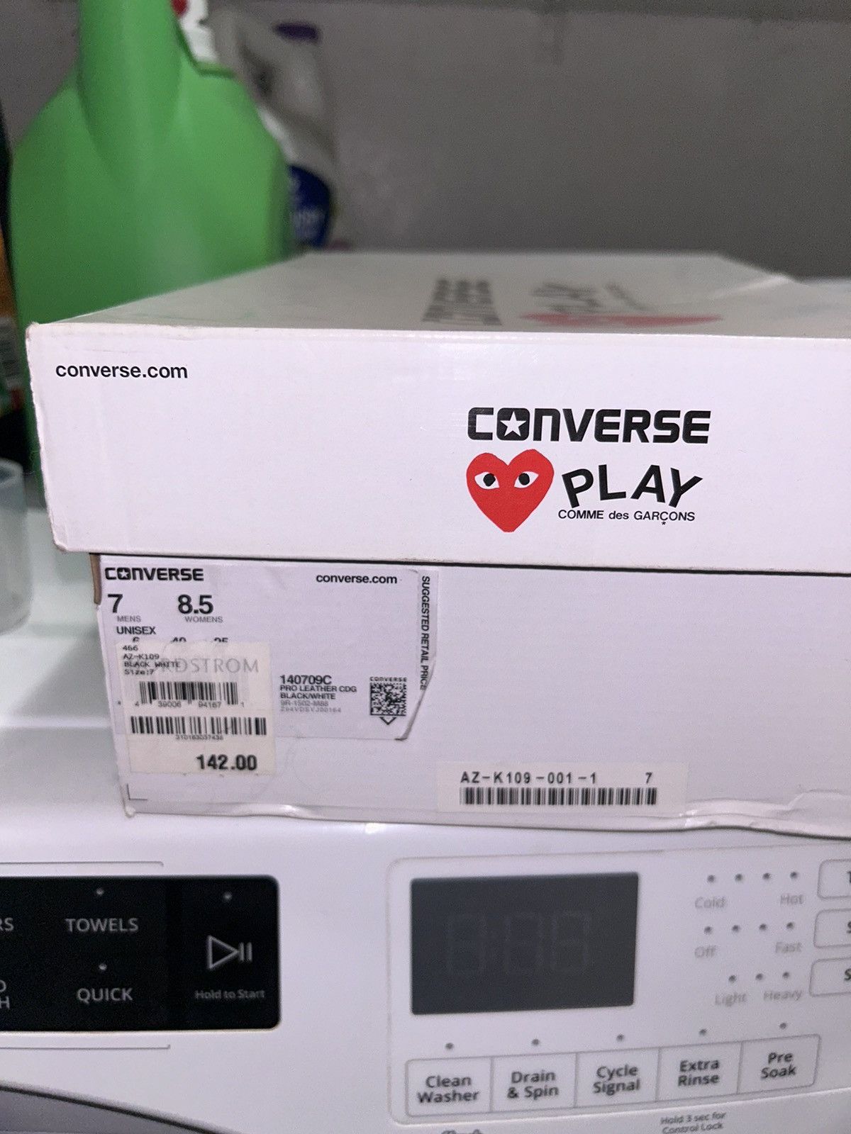 CDG by Comme des Garcons × Comme des Garcons × Comme des Garcons PLAY CDG Converse CDG Play Converse Size US 7 / EU 40 - 3 Thumbnail