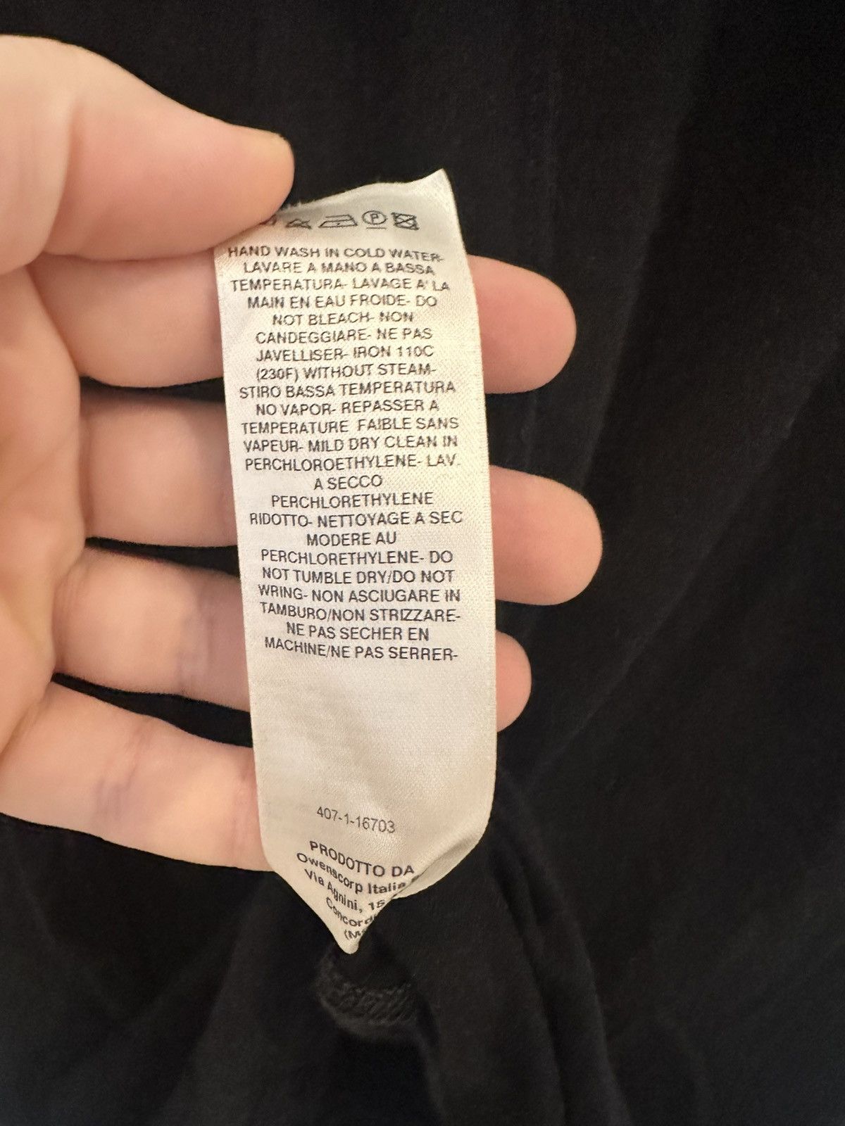 Rick Owens Rick Owen's Silk Black T shirt Size US S / EU 44-46 / 1 - 4 Thumbnail