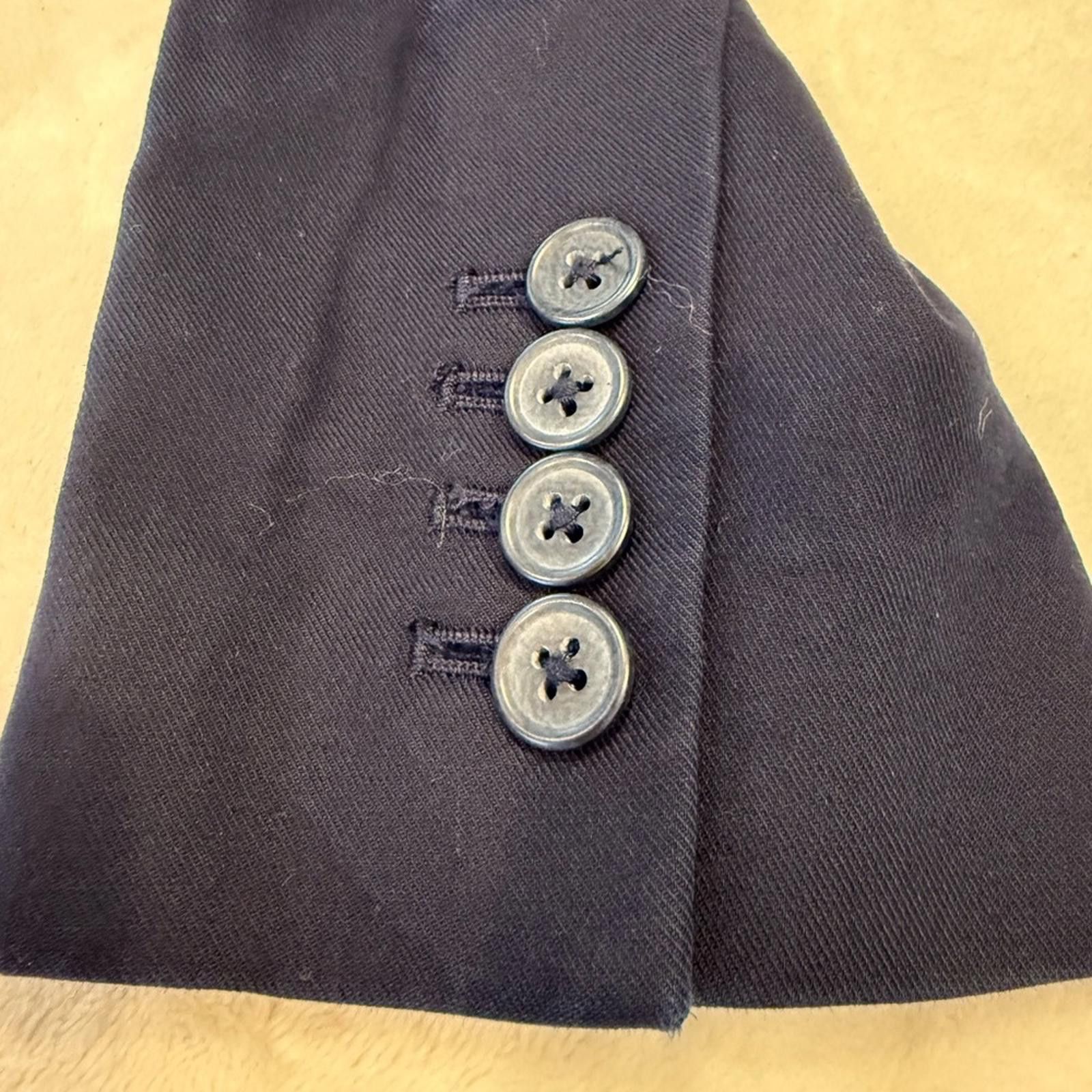 Other J. Crew Factory navy blue blazer preppy lined pockets SZ 0 Size XS / US 0-2 / IT 36-38 - 5 Thumbnail