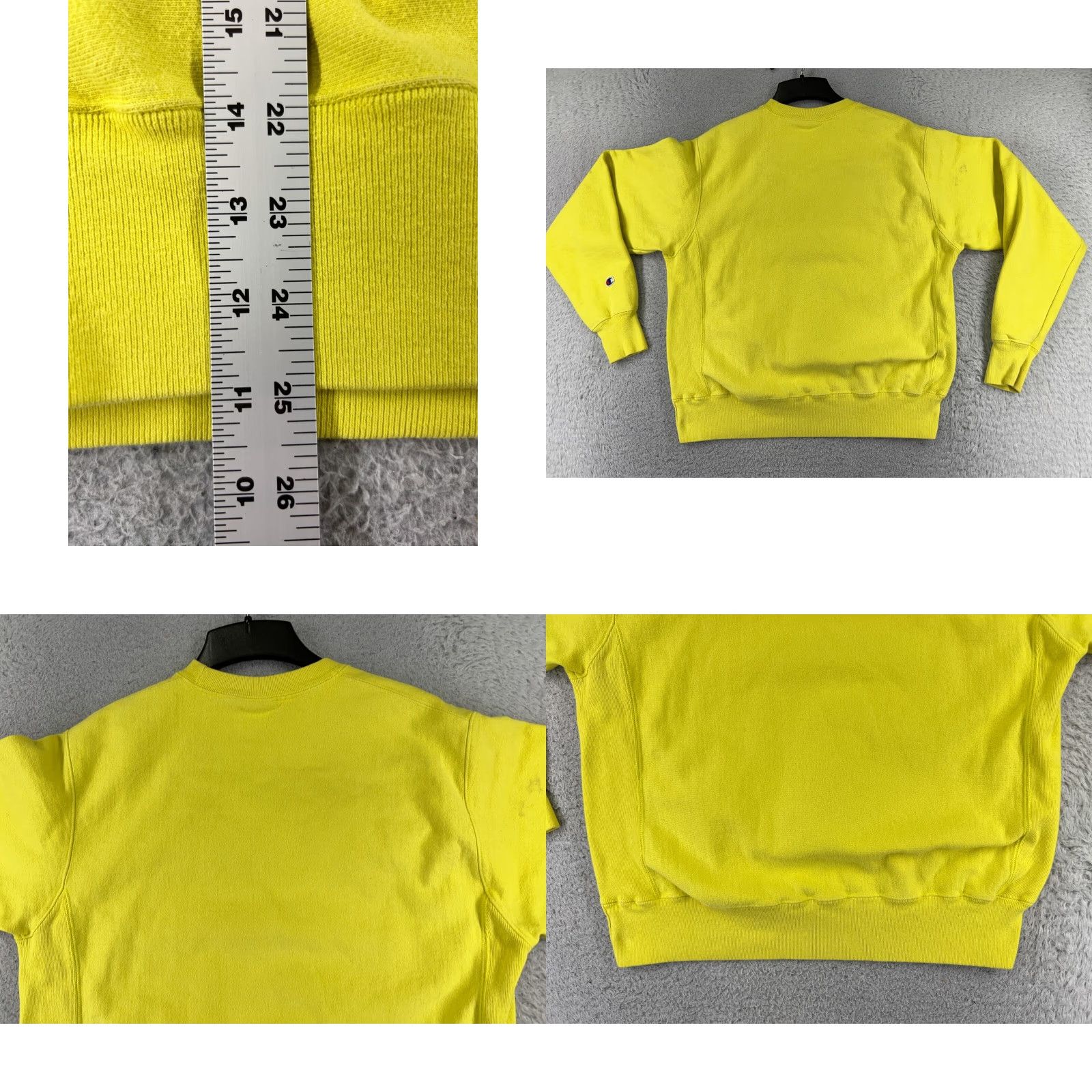 Champion Champion Sweater Adult Medium Yellow Logo Sweatshirt Crew Neck Pullover Casual, Travel, Workwear Men M Yellow 90s? Size US M / EU 48-50 / 2 - 9 Thumbnail