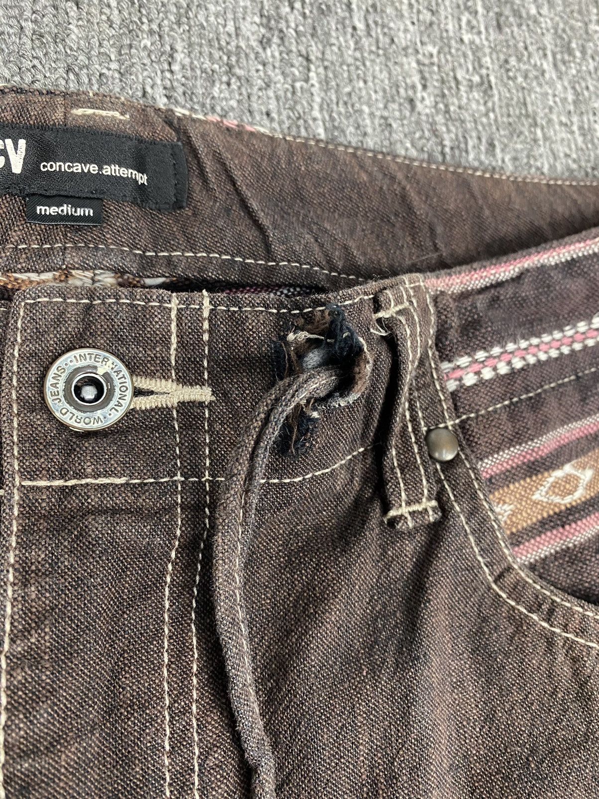 Japanese Brand Concave Attempt Native Flare Pant Size US 32 / EU 48 - 5 Thumbnail