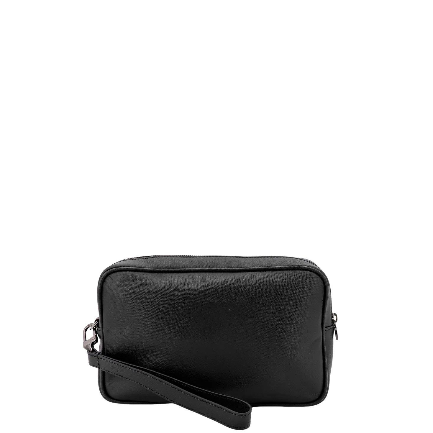 KITON Black Leather CLutch New & Authentic