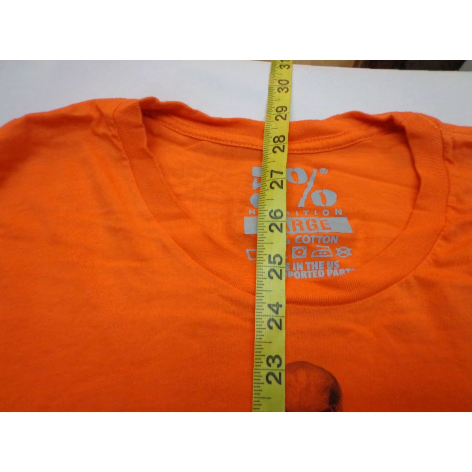 Vintage 5% Nutrition Monsters Do Exist T Shirt Size Large Orange Mens Regular Short Sleeve L Size US L / EU 52-54 / 3 - 6 Thumbnail