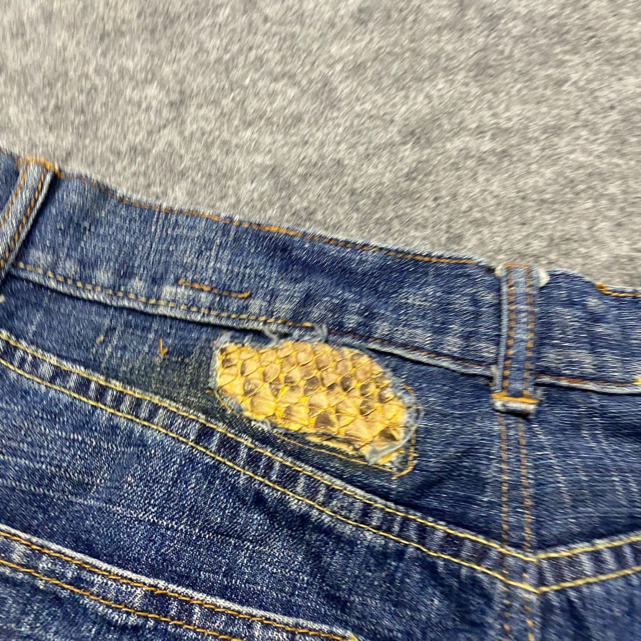 If Six Was Nine 💥Best Offer💥Vintage Ezra Fitch Patchwork Denim Size US 34 / EU 50 - 14 Thumbnail