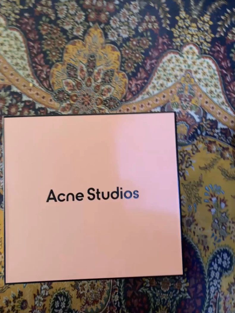 Acne Studios Acne Studios size:36 Black square-heeled sheepskin ankle b Size US 5.5 / IT 35.5 - 1 Thumbnail