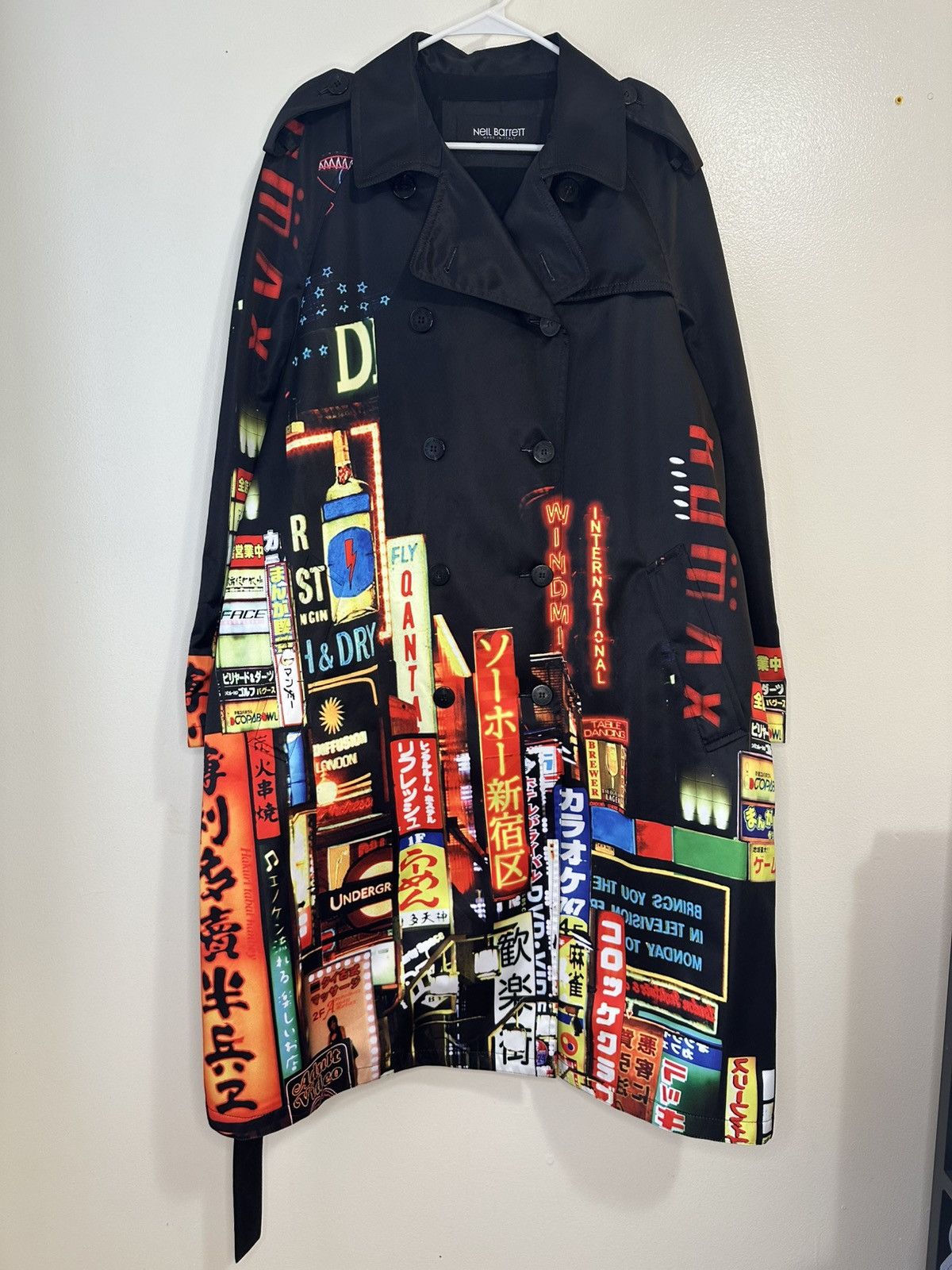 Neil Barrett Neil Barrett Tokyo Trench Coat Size US XL / EU 56 / 4 - 2 Thumbnail