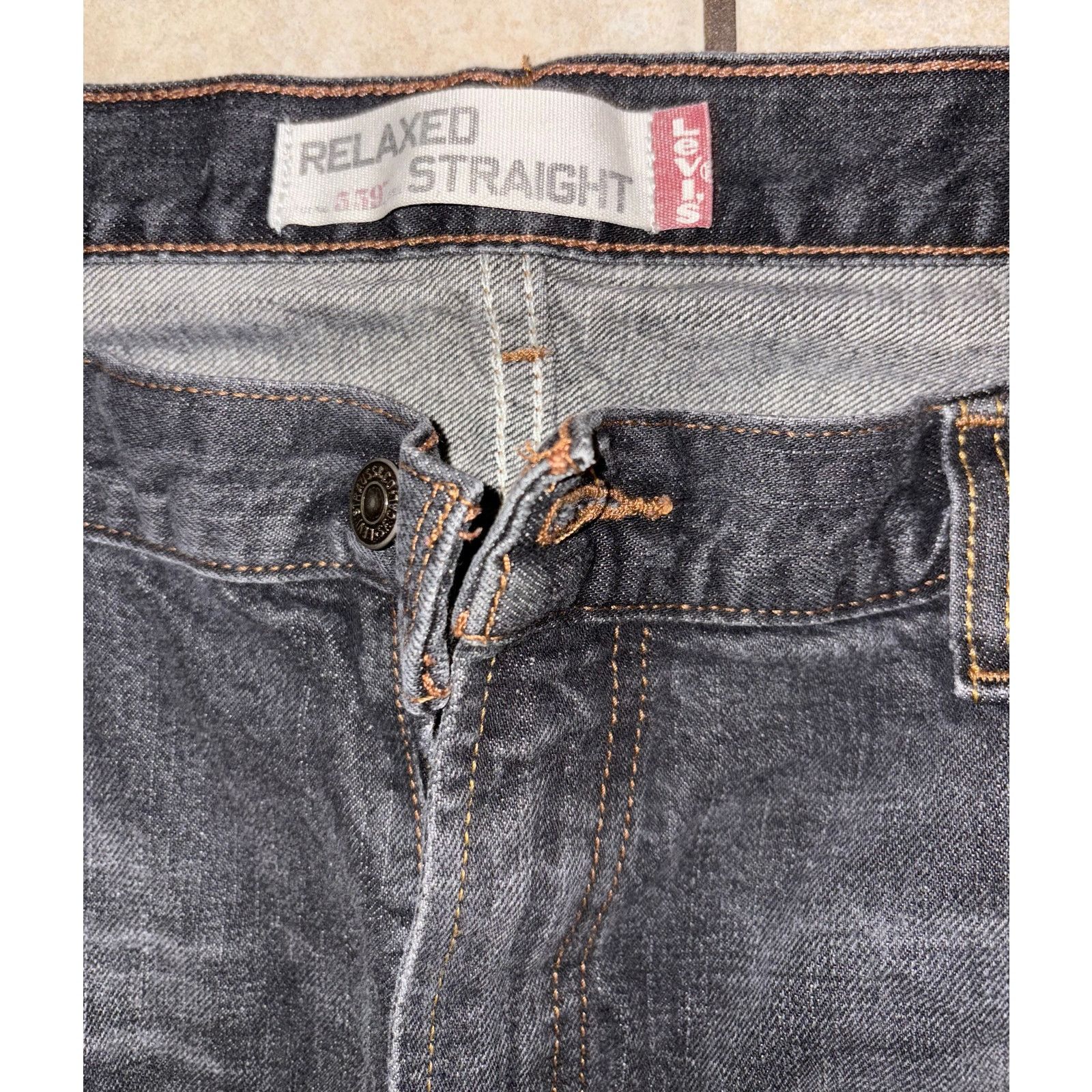 Levi's Levis jeans black fade 559 y2K size 40 L 30 Size US 40 / EU 56 - 2 Thumbnail