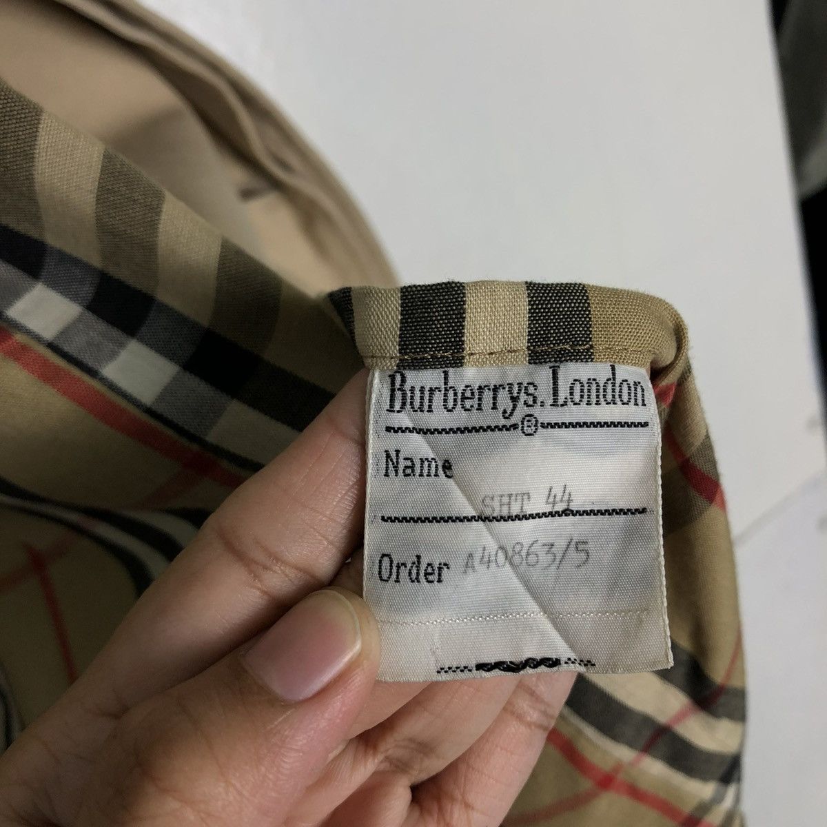 Burberry 🔥Vtg Long Jacket Burberrys Made in England Lane Crawford Ltd Size US M / EU 48-50 / 2 - 15 Thumbnail