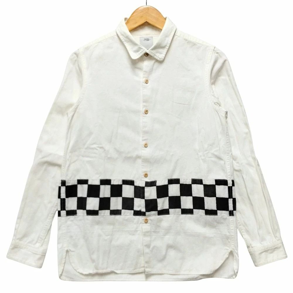 VISVIM 17AW LONGRIDER SHIRT CHECKERBOARD BORDER