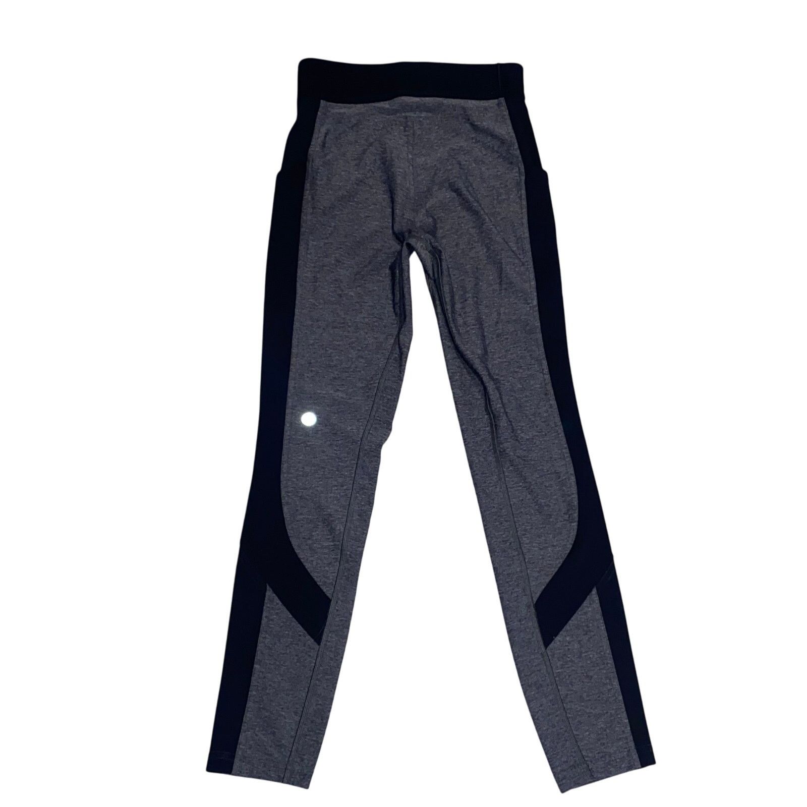 Lululemon Lululemon Womens Black and Gray Capri Leggings Size 27" / US 4 / IT 40 - 6 Thumbnail