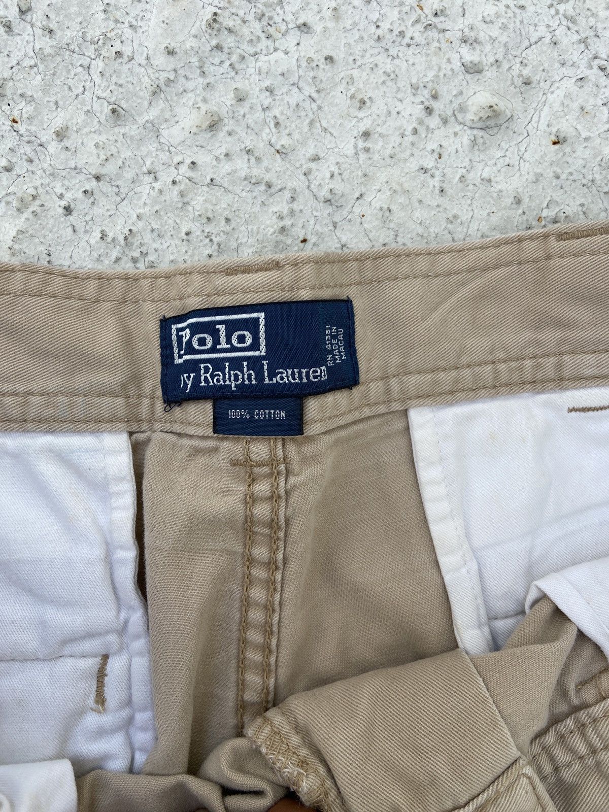Polo Ralph Lauren × Ralph Lauren × Vintage Vintage Polo Chino Short by Ralph Lauren Size US 35 - 9 Thumbnail