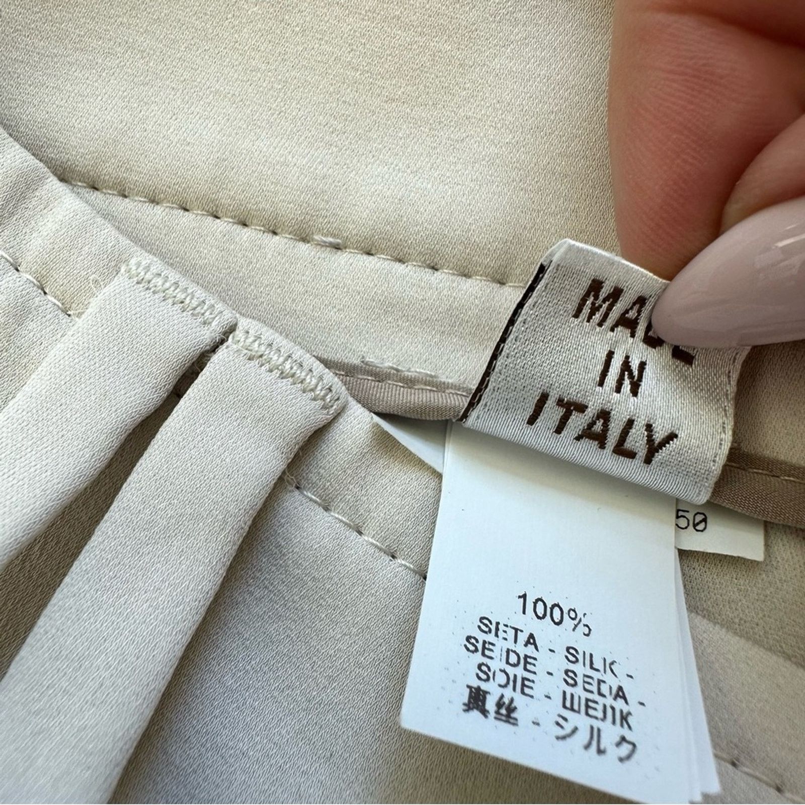 Brunello Cucinelli Brunello Cucinelli silk pants size 4 US Authentic 1200$ Size 27" / US 4 / IT 40 - 9 Thumbnail