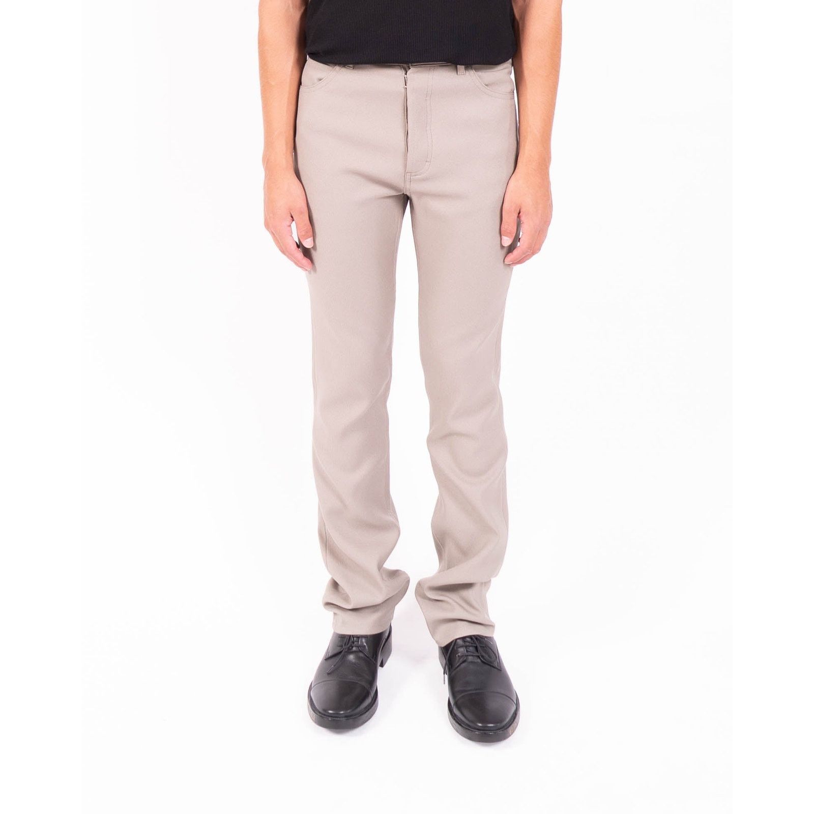 Maison Margiela FW18 Flared Trousers in Beige Viscose Size US 29 - 1 Thumbnail