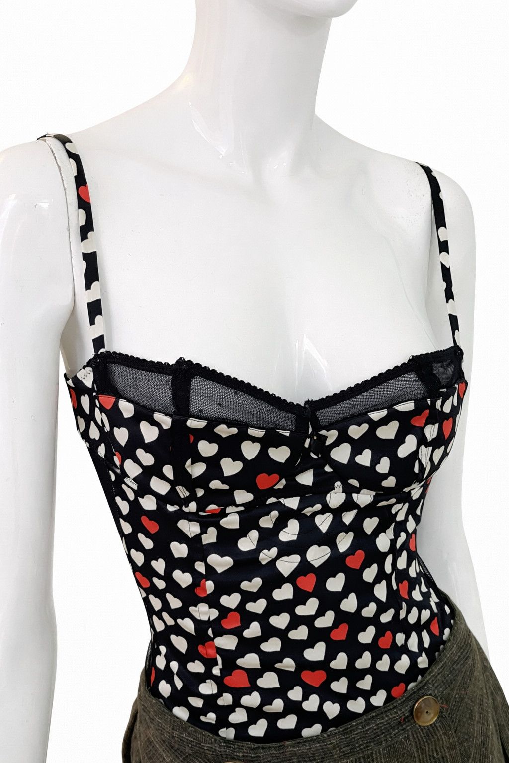 Dolce & Gabbana Dolce & Gabbana D&G Heart Bustier Top Corset Camisole Size M / US 6-8 / IT 42-44 - 6 Thumbnail