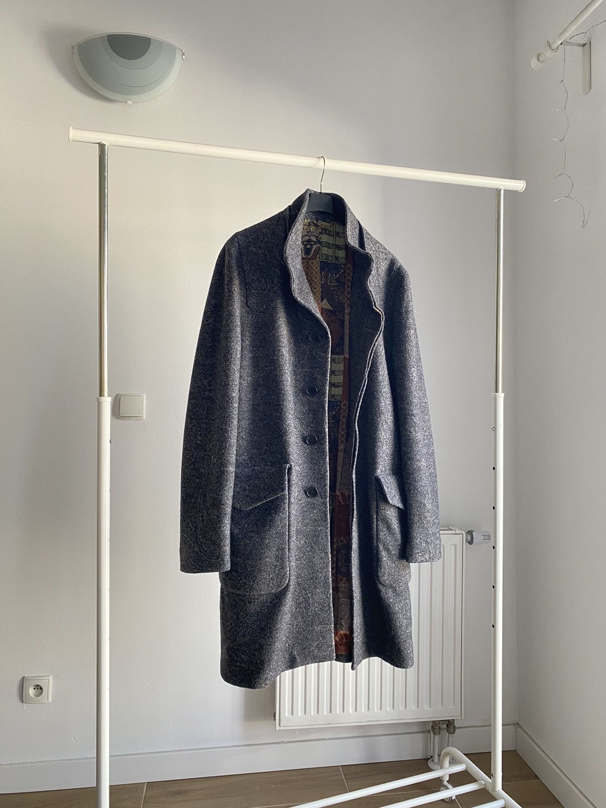 Etro Etro Wool Coat Size US L / EU 52-54 / 3 - 3 Thumbnail
