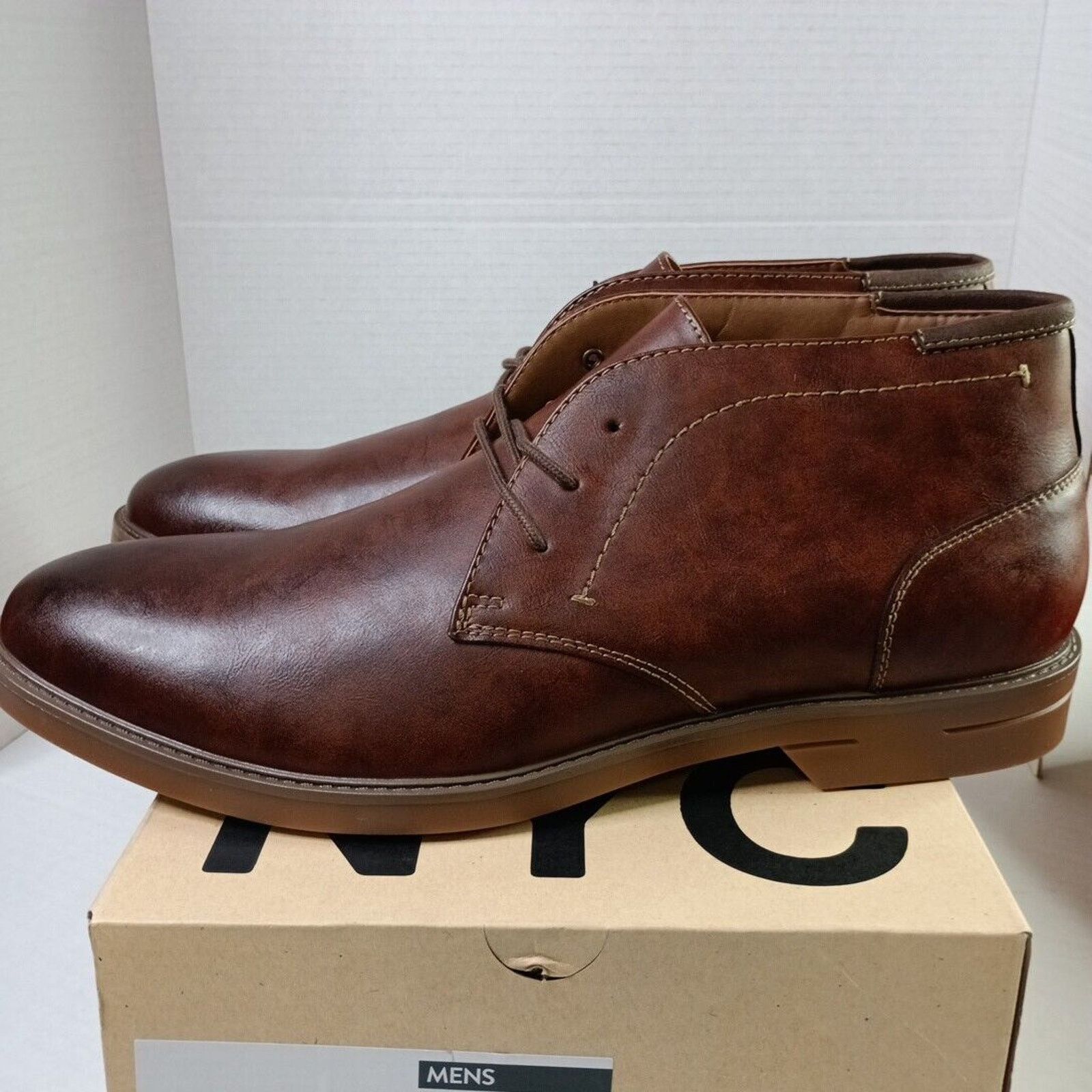 Steve Madden Madden NYC Men’s Adam Chukka Dress Boots Brown Size 13 Size US 13 / EU 46 - 5 Thumbnail