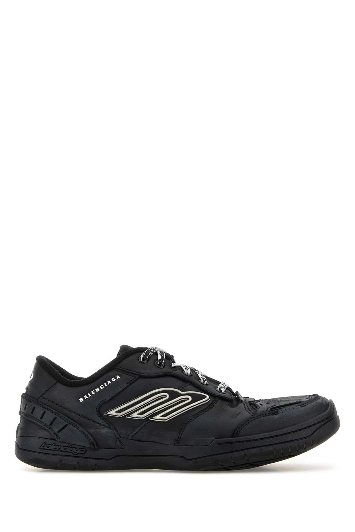 Balenciaga Slate Leather Hamptons Sneakers Size US 10 / EU 43 - 1 Thumbnail