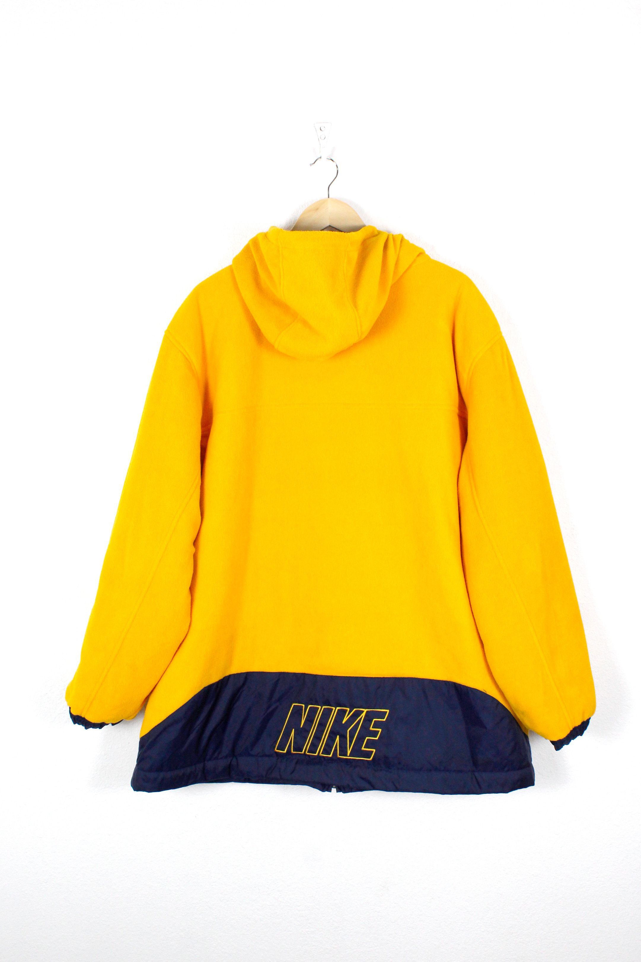 Nike Vintage 90s Nike Big Swoosh Logo Reversible Nylon Parka 90s Size US XXL / EU 58 / 5 - 11 Thumbnail