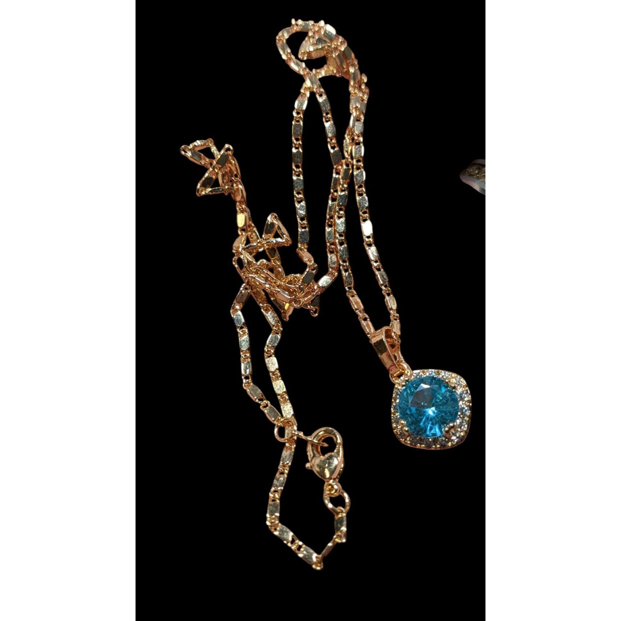 Other Whimsical Fantasy Simulated Topaz And Cubic Zirconia Pendant Size ONE SIZE - 3 Thumbnail