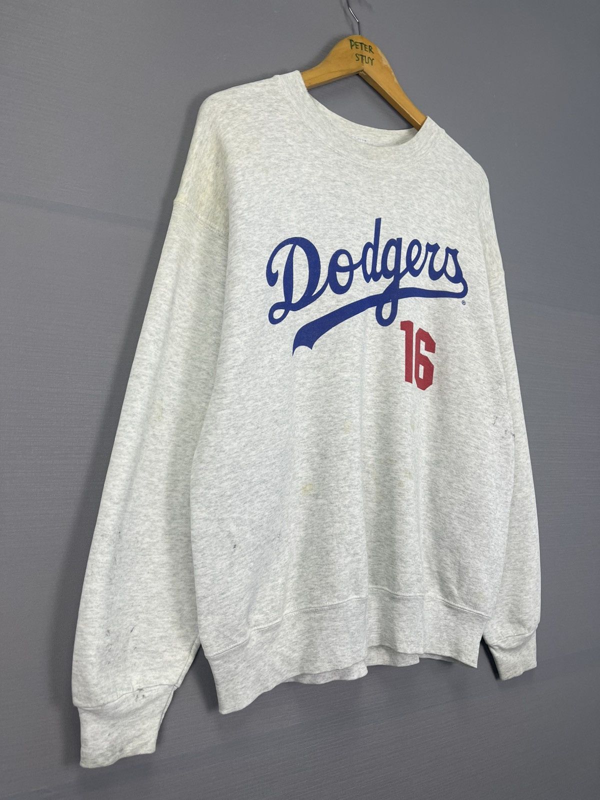 MLB Vintage 1995 MLB LA Dodgers Team Sweatshirt Size US L / EU 52-54 / 3 - 4 Thumbnail