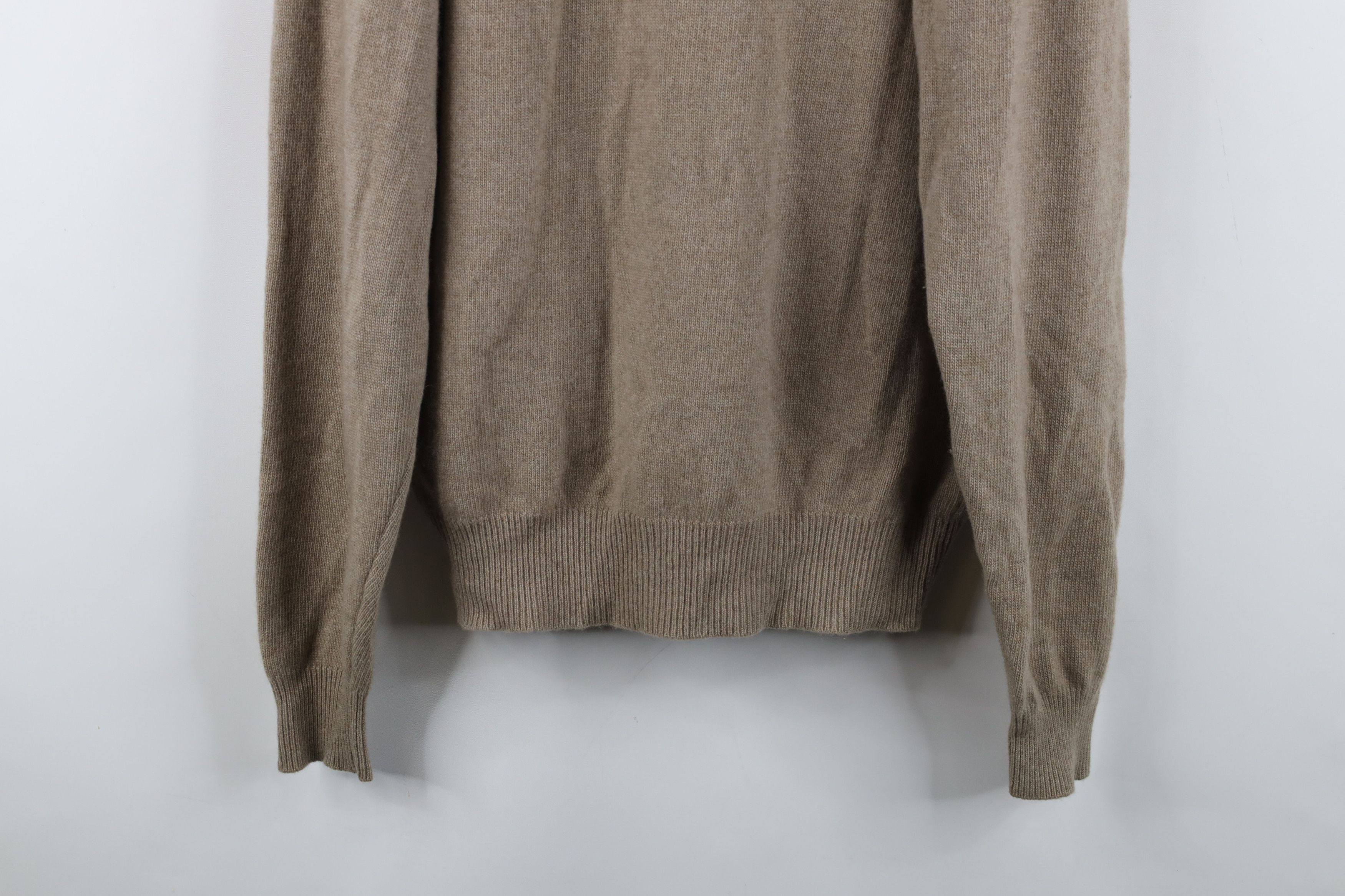 Vintage Vintage 80s 90s Streetwear Blank Soft Cashmere Knit Sweater Size US L / EU 52-54 / 3 - 13 Thumbnail