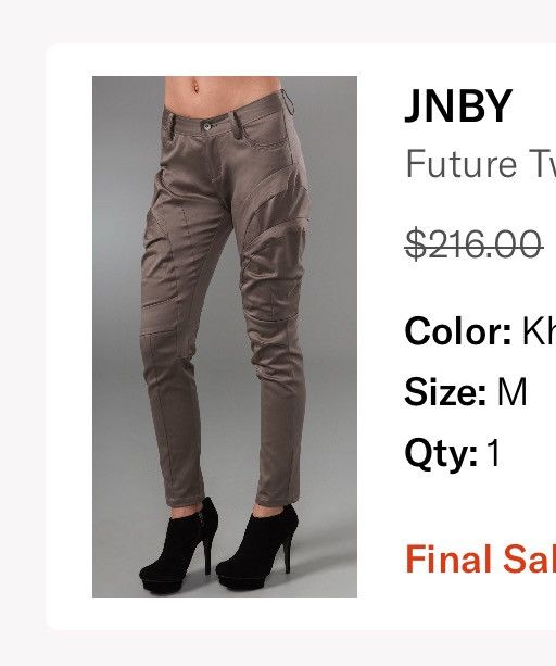 Other JNBY Future Twill Pants – Khaki / Taupe (Size M) Size 28" / US 6 / IT 42 - 1 Thumbnail