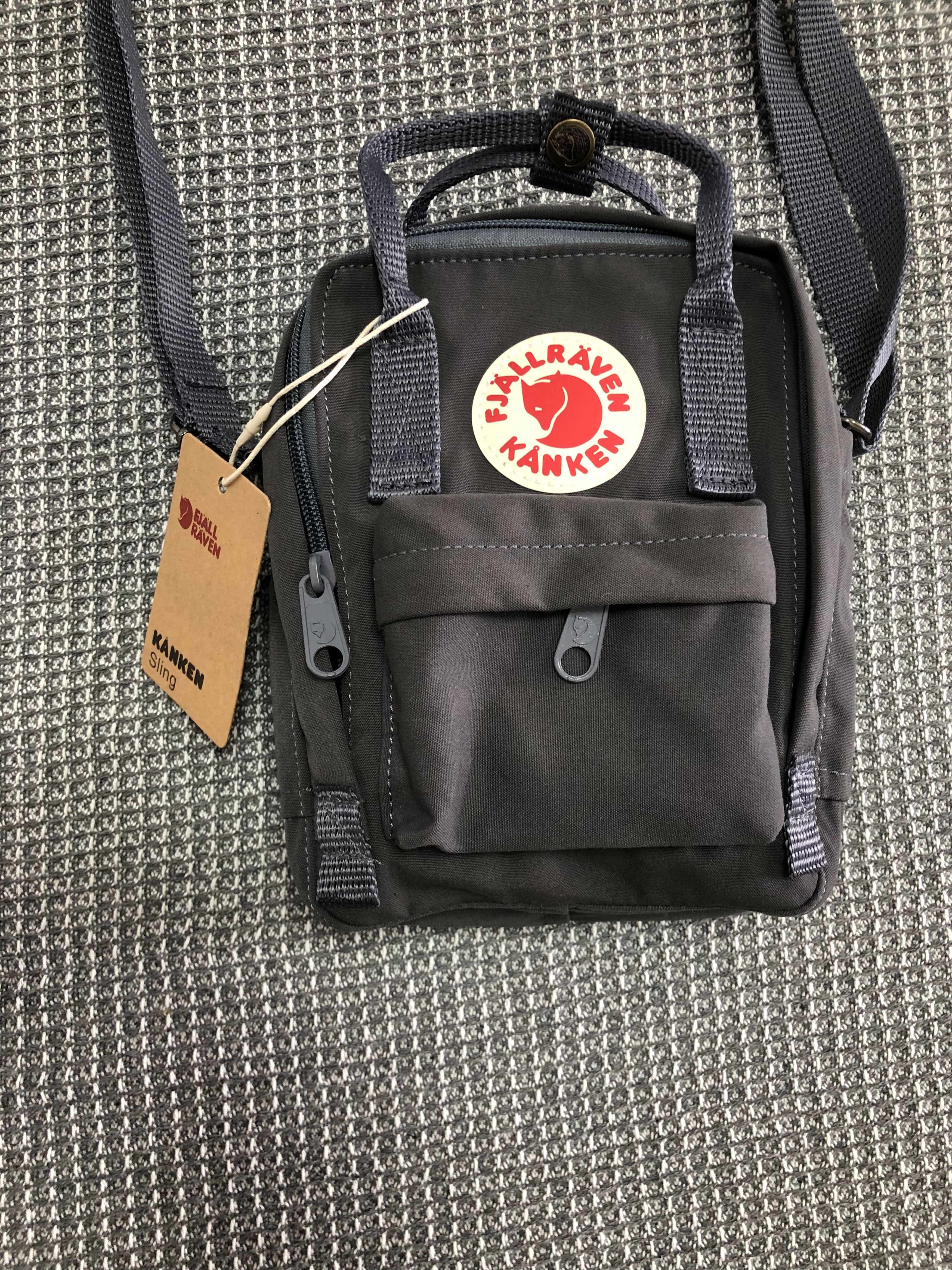 Fjallraven Kanken Crossbody Bag in Black, Women's