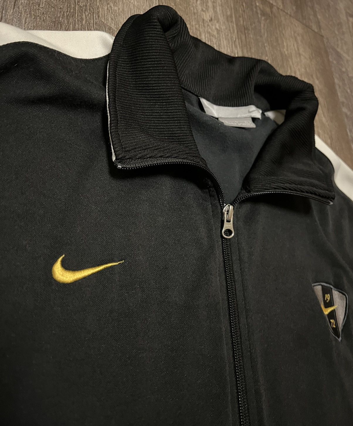 Nike × Vintage Vintage Nike Crest Track Jacket size XL Size US XL / EU 56 / 4 - 3 Thumbnail
