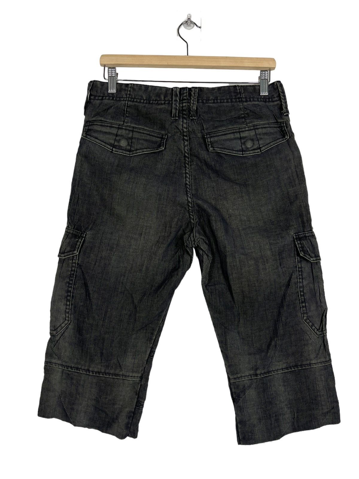 Japanese Brand 🔥 BACK NUMBER UTILITY CARGO 3 QUATER SHORT PANTS Size US 30 / EU 46 - 7 Thumbnail