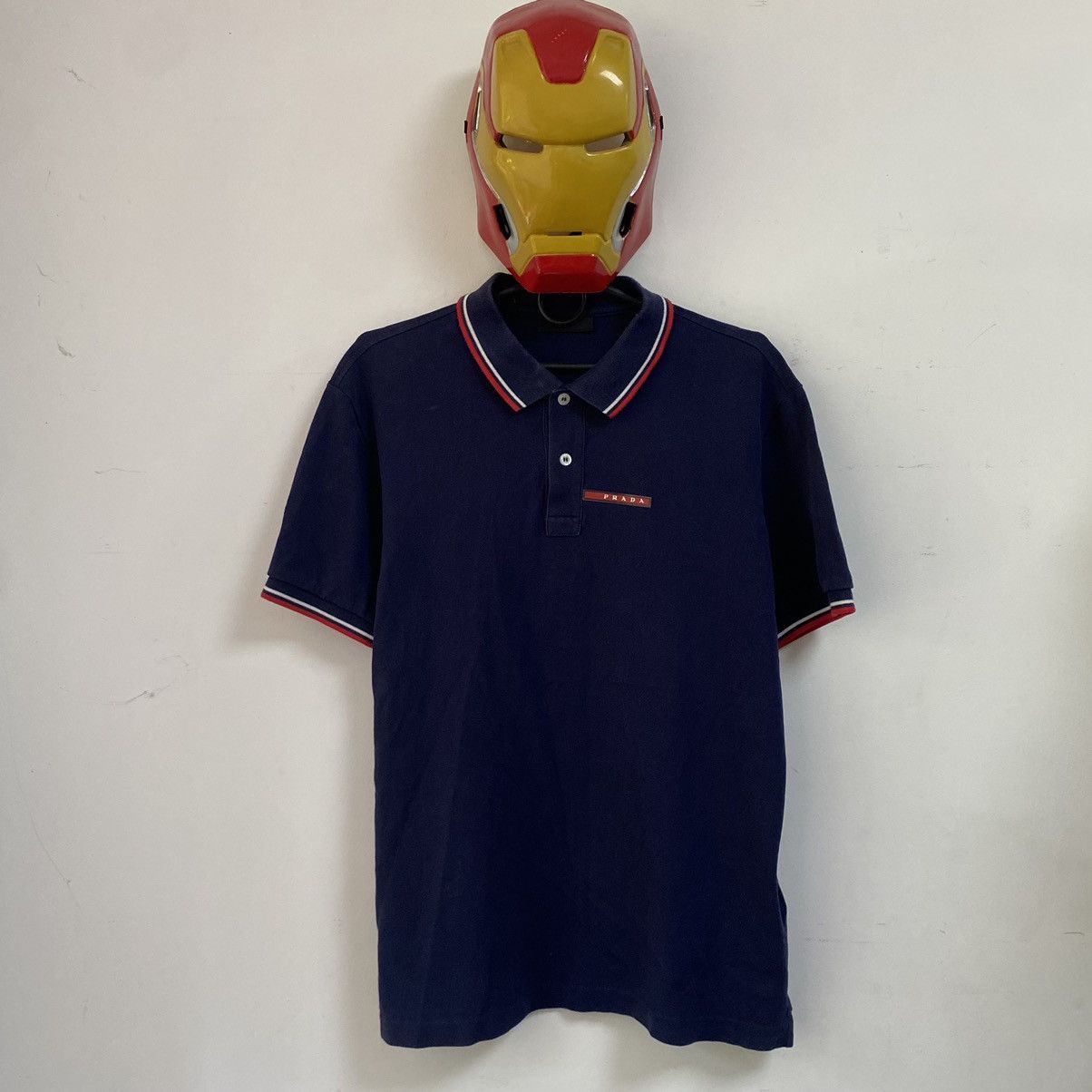 Prada Polo T-shirt Prada vintage Size US XL / EU 56 / 4 - 1 Thumbnail