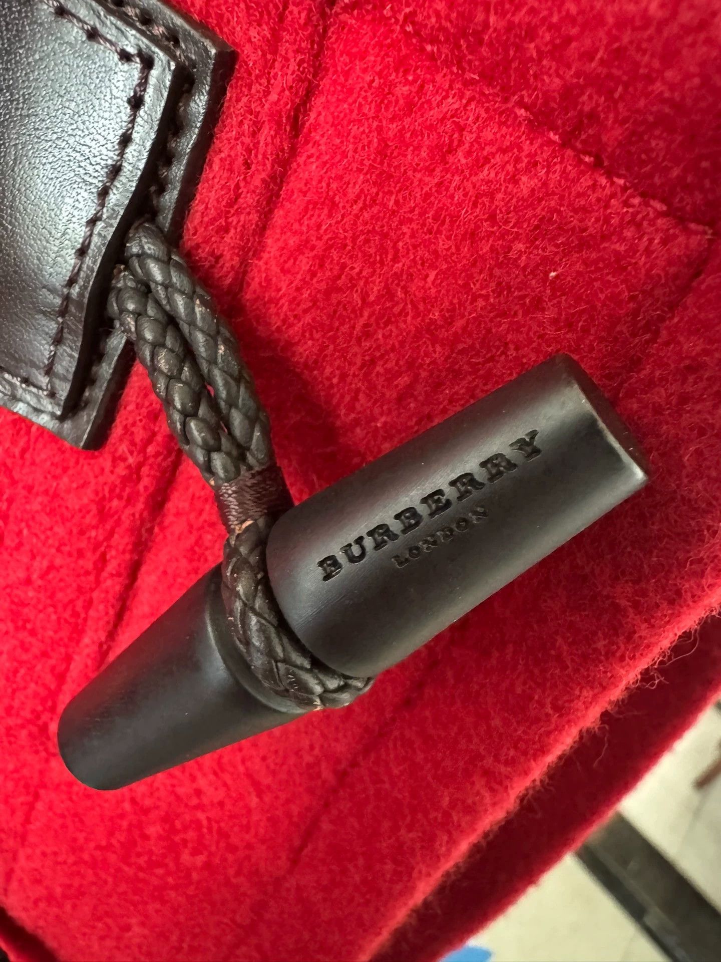 Burberry Burberry 52 Burgundy Overcoat Size US L / EU 52-54 / 3 - 5 Thumbnail