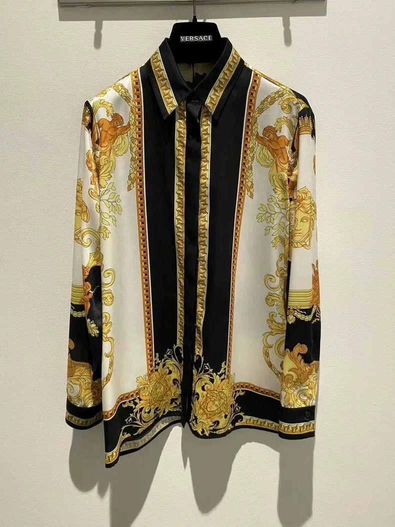 Versace Medusa women's silk shirt