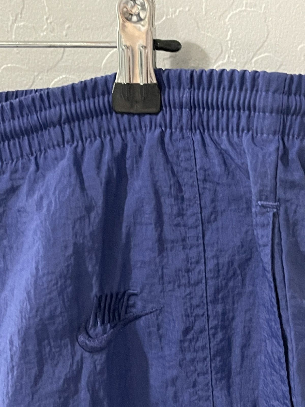 Nike × Vintage Vintage Nike Gray Tag Royal Blue Windbreaker Pants Medium Size US 34 / EU 50 - 2 Thumbnail