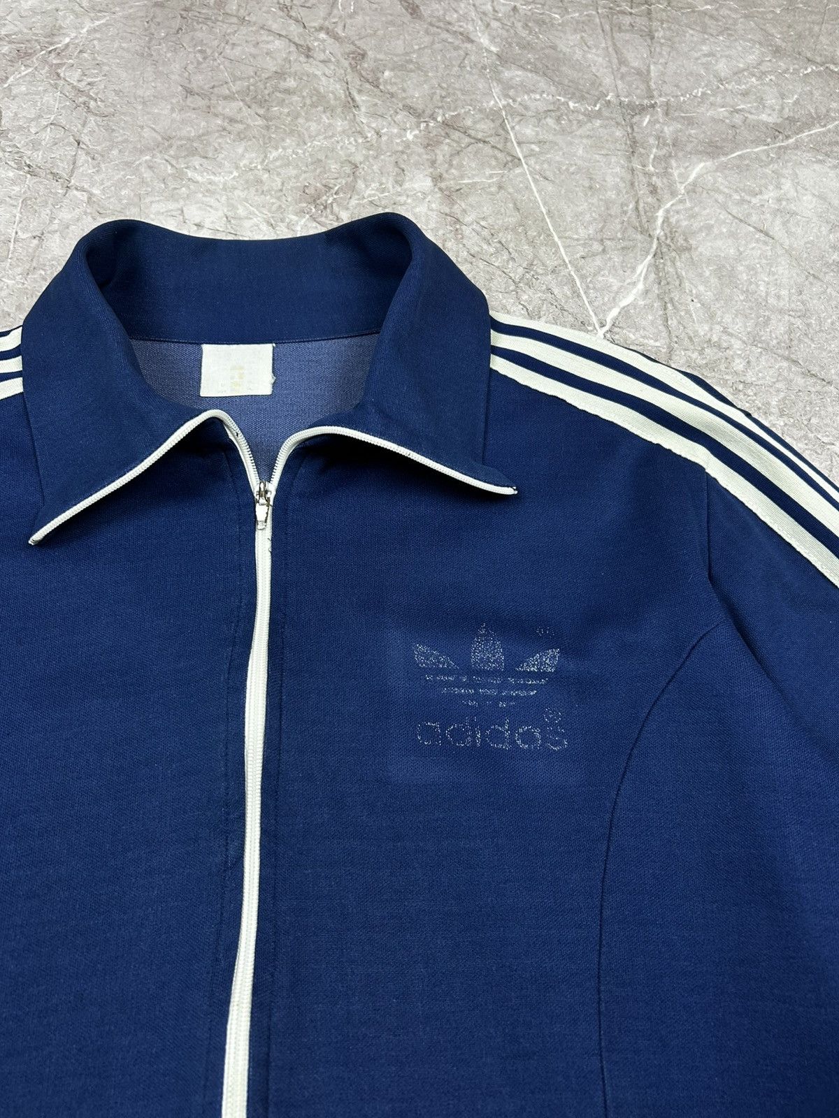 Adidas Adidas trefoil 1970s full striped zip-up track jacket Size US L / EU 52-54 / 3 - 4 Thumbnail