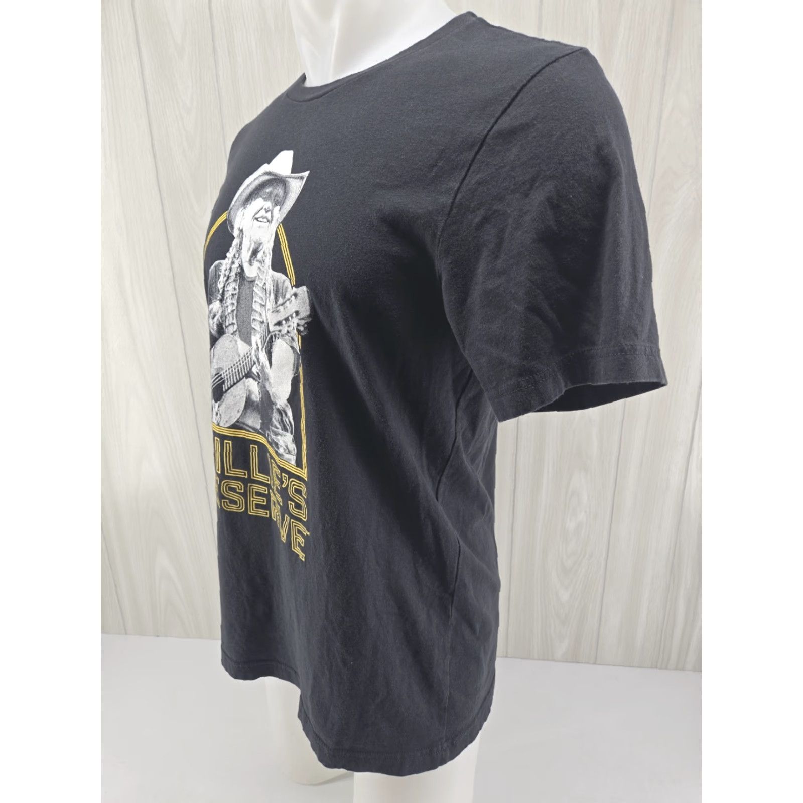 Vintage Willie's Reserve Black T-Shirt Men's LARGE Slim Willie Nelson Shirt Size US L / EU 52-54 / 3 - 4 Thumbnail