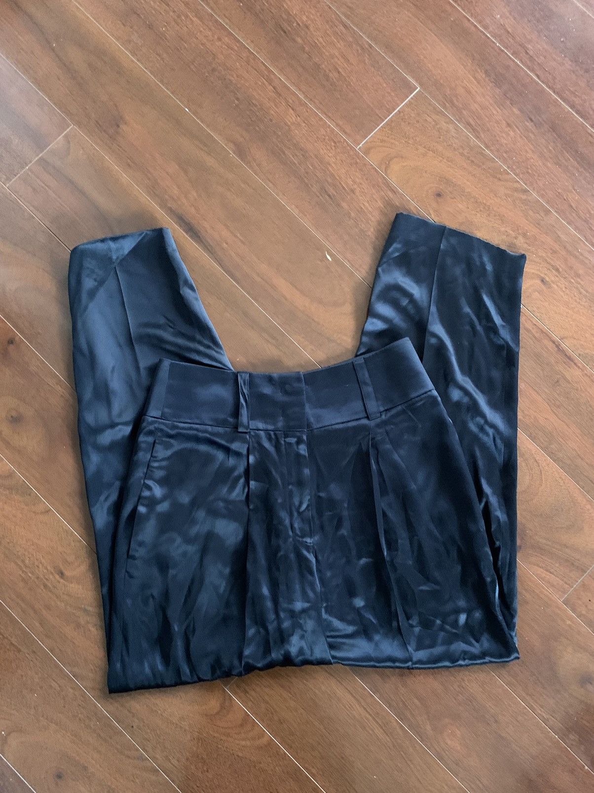 Givenchy Givenchy black silk trousers Size 27" / US 4 / IT 40 - 6 Thumbnail