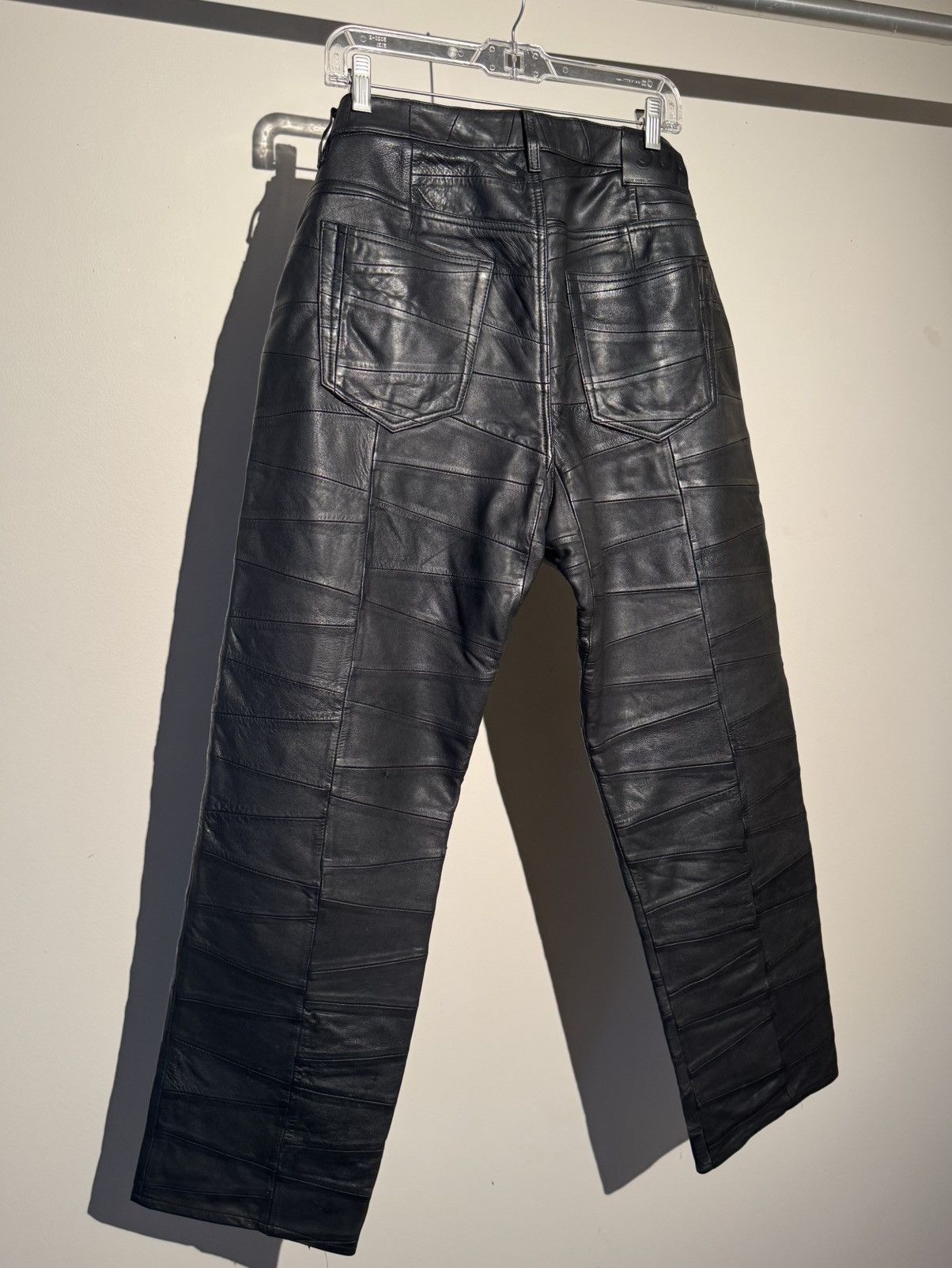 Supreme Patchwork Leather Pants